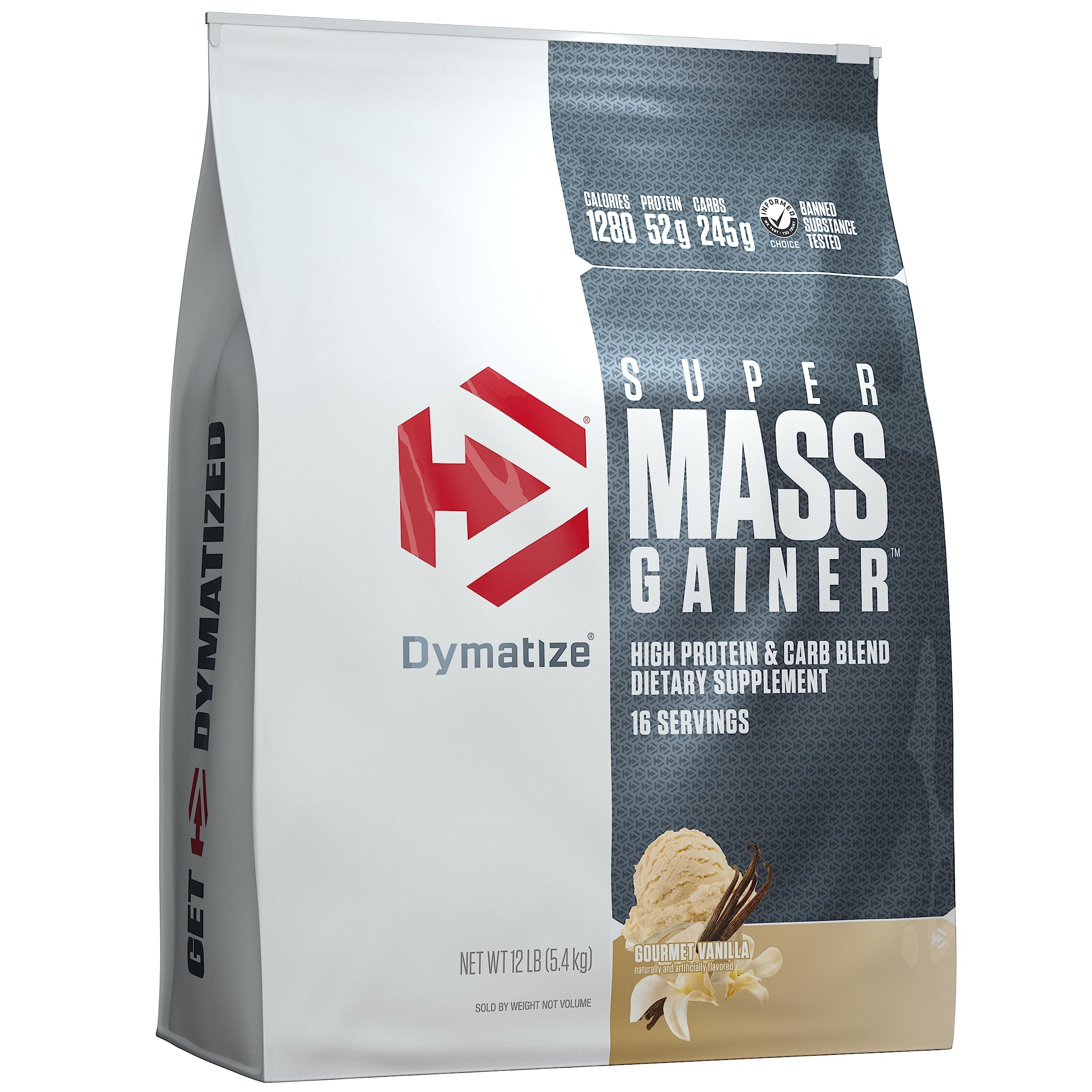 Dymatize Super Mass Gainer Gourmet Vanilla 12 Lbs