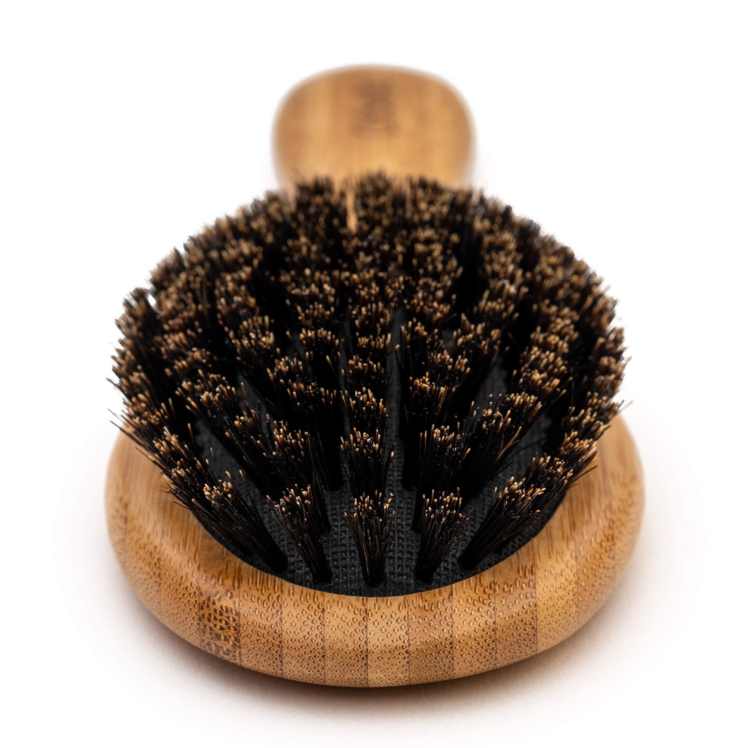 Boar Bristle Hair Brush Set - Work Best for Thin, Short and Fine Hair. Designed for Women, Men and Kids. Add Healthy Shine, Improve Texture, Reduce Frizz. Wood Detangler Comb