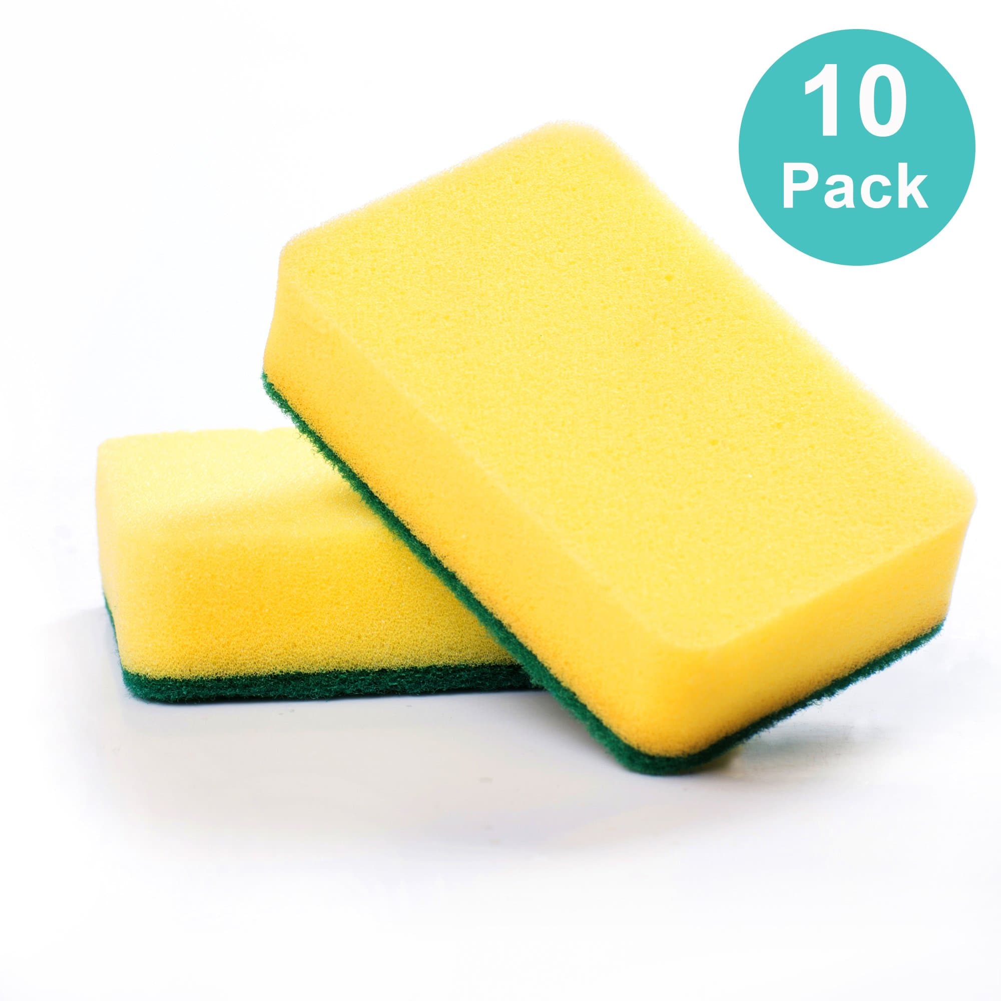 Kitchen sponge, scratch free cleaning scourer (pack of 10)