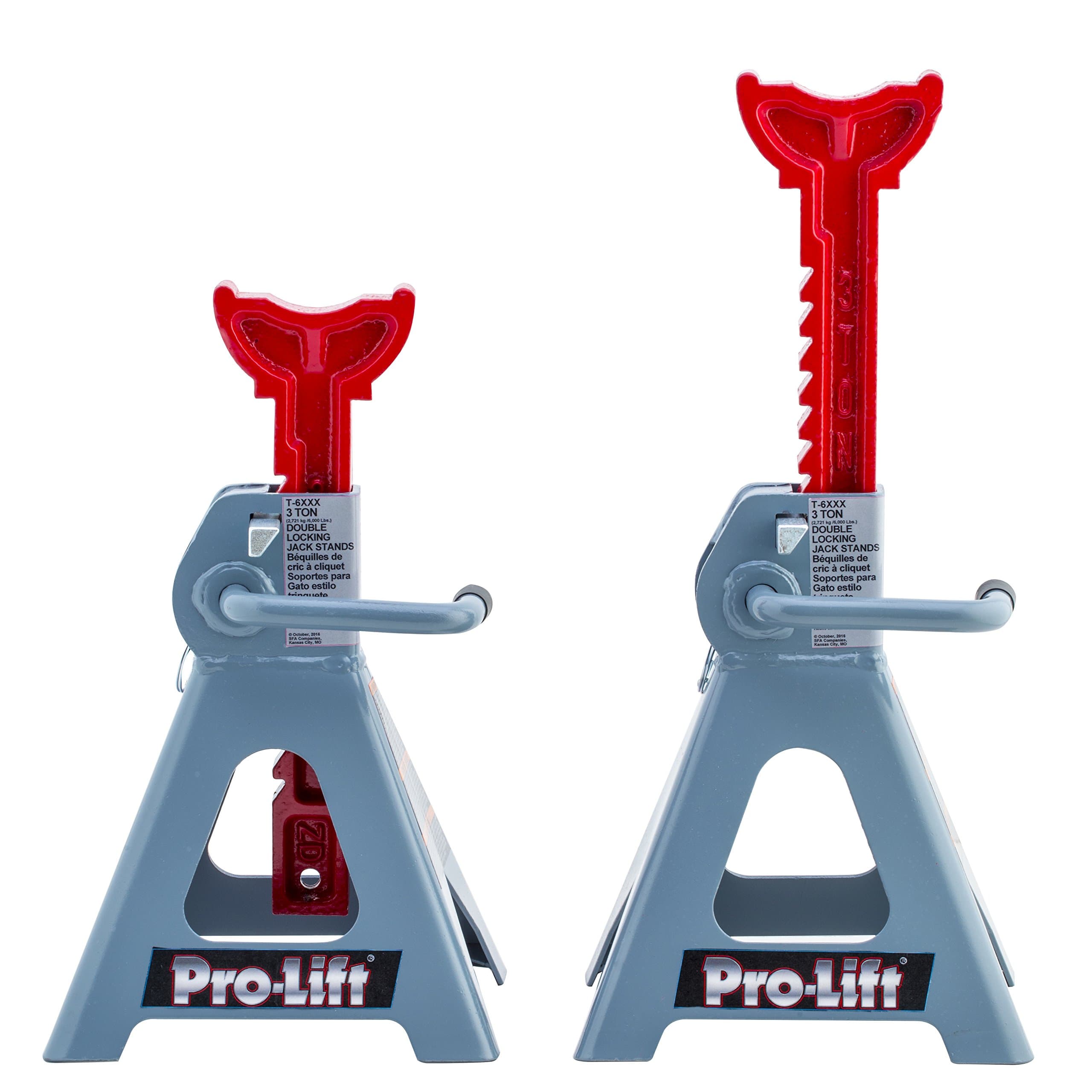 T-6903D Double Pin Jack Stands - 3 Ton