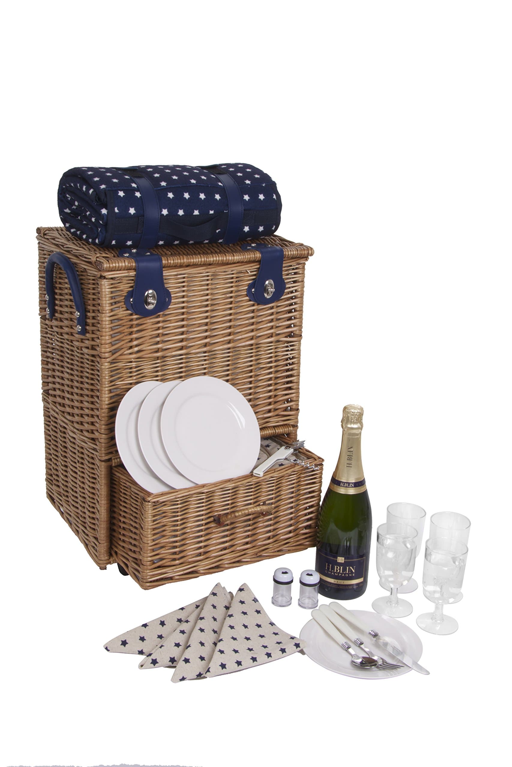 4 Person Deluxe Picnic Trolley