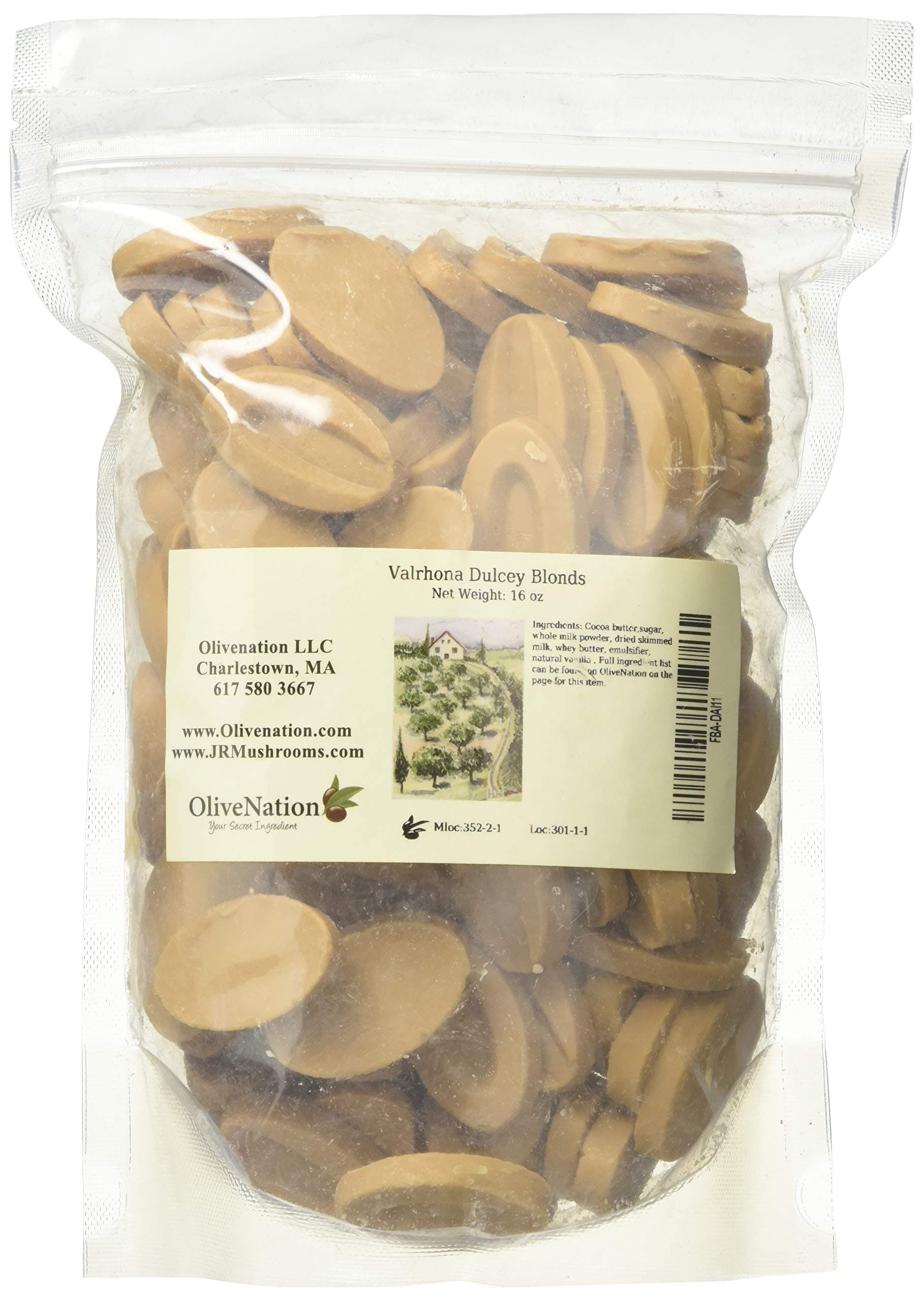 Dulcey Blond Chocolate Feves from OliveNation - 1/2 pound