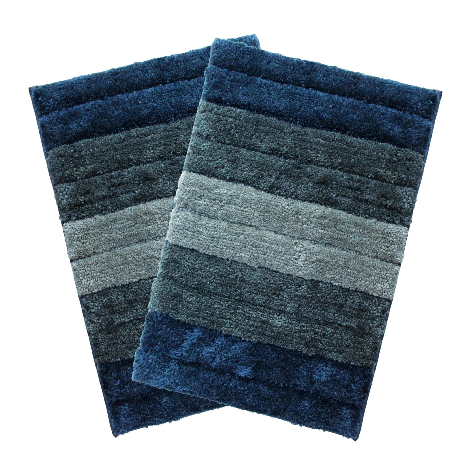 Luxe Home International Microfiber Luxe Home Bath Mat Super Soft Anti Skid Luxury Mats Rugs for Bathroom, Bedroom (Hunter Green, 40 X 60 Cm) Pack of 2, Rectangular