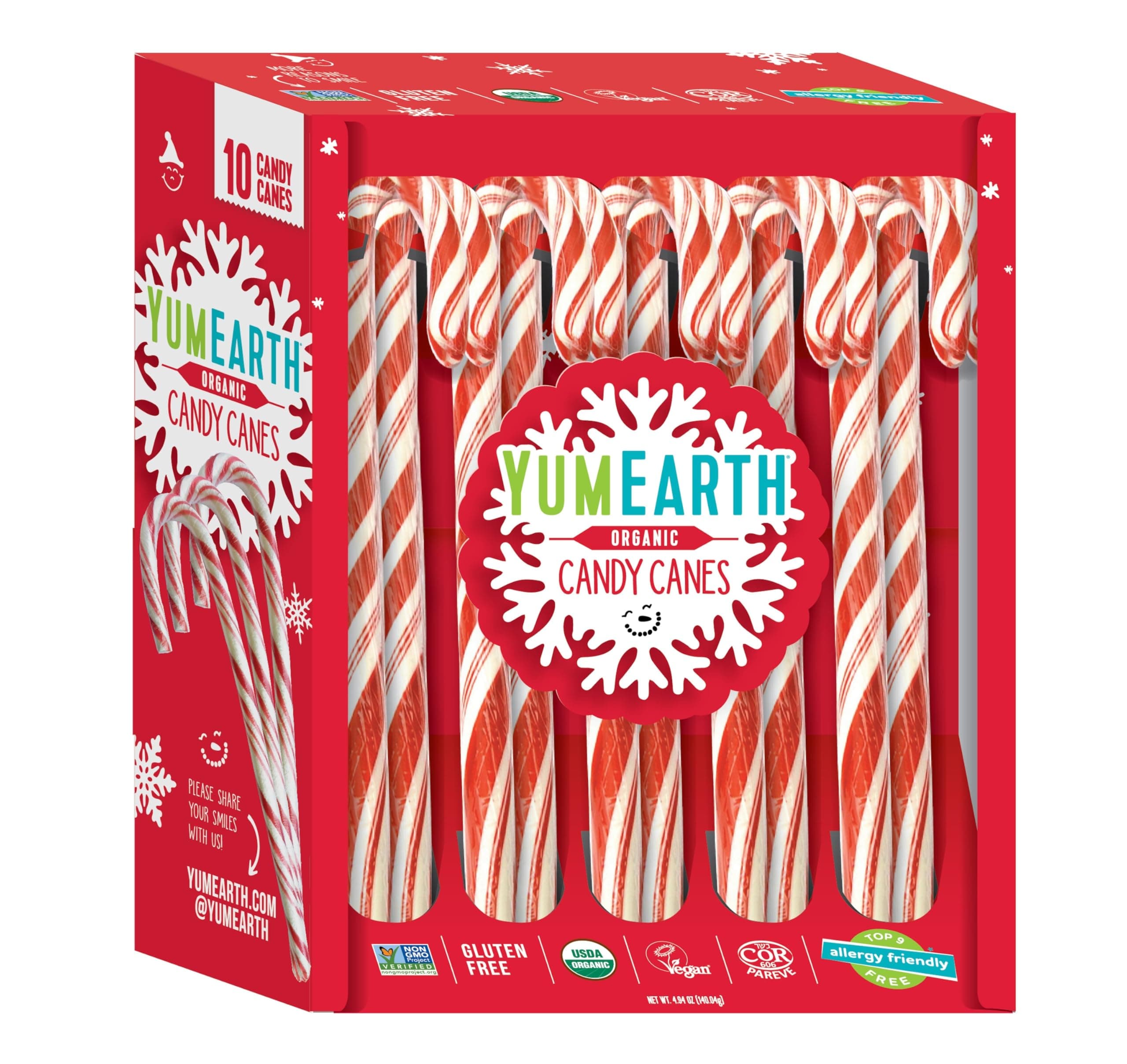 Organic Candy Canes, Full Size
