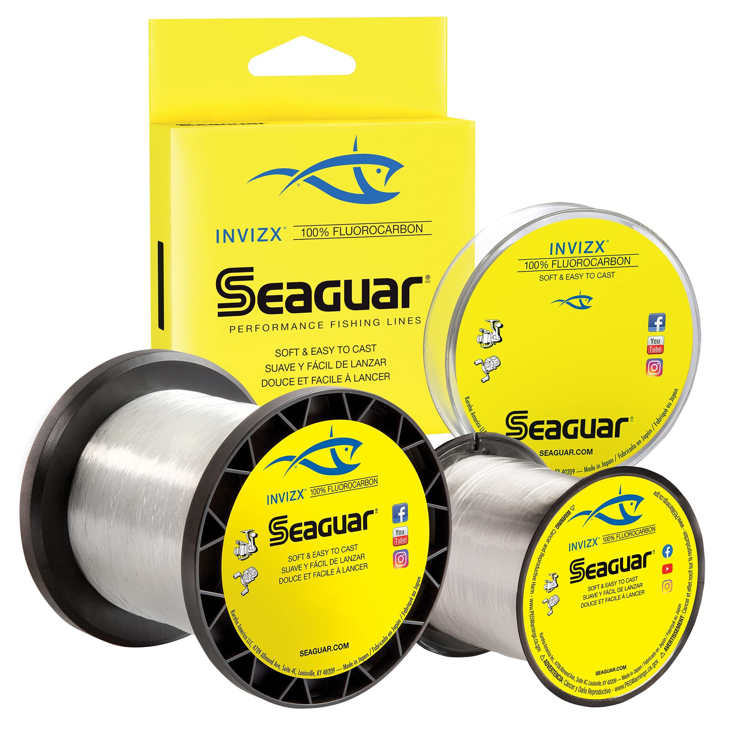 Seaguar InvizX Fluorocarbon 600 Yards