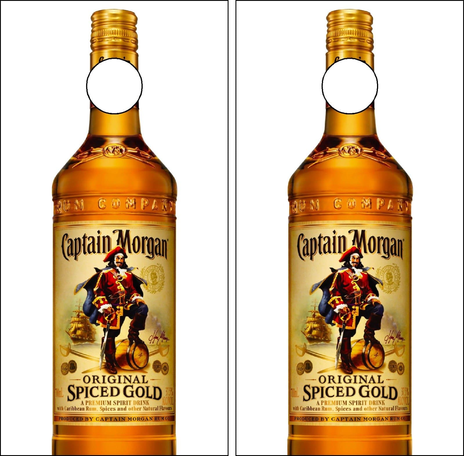 C279 Captain Morgan Cornhole WRAP Wraps Laminated Board Boards Decal Set Decals Vinyl Sticker Stickers Bean Bag Game Vinyl Graphic Tint Image