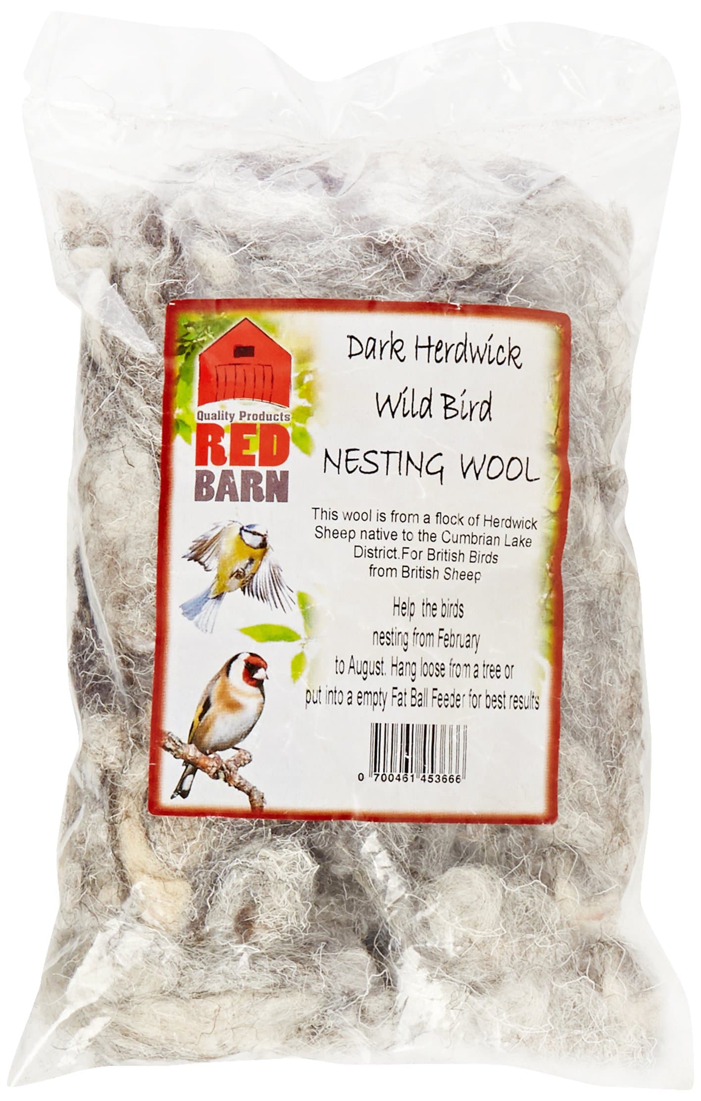 Wild Bird Nesting Wool - Brown