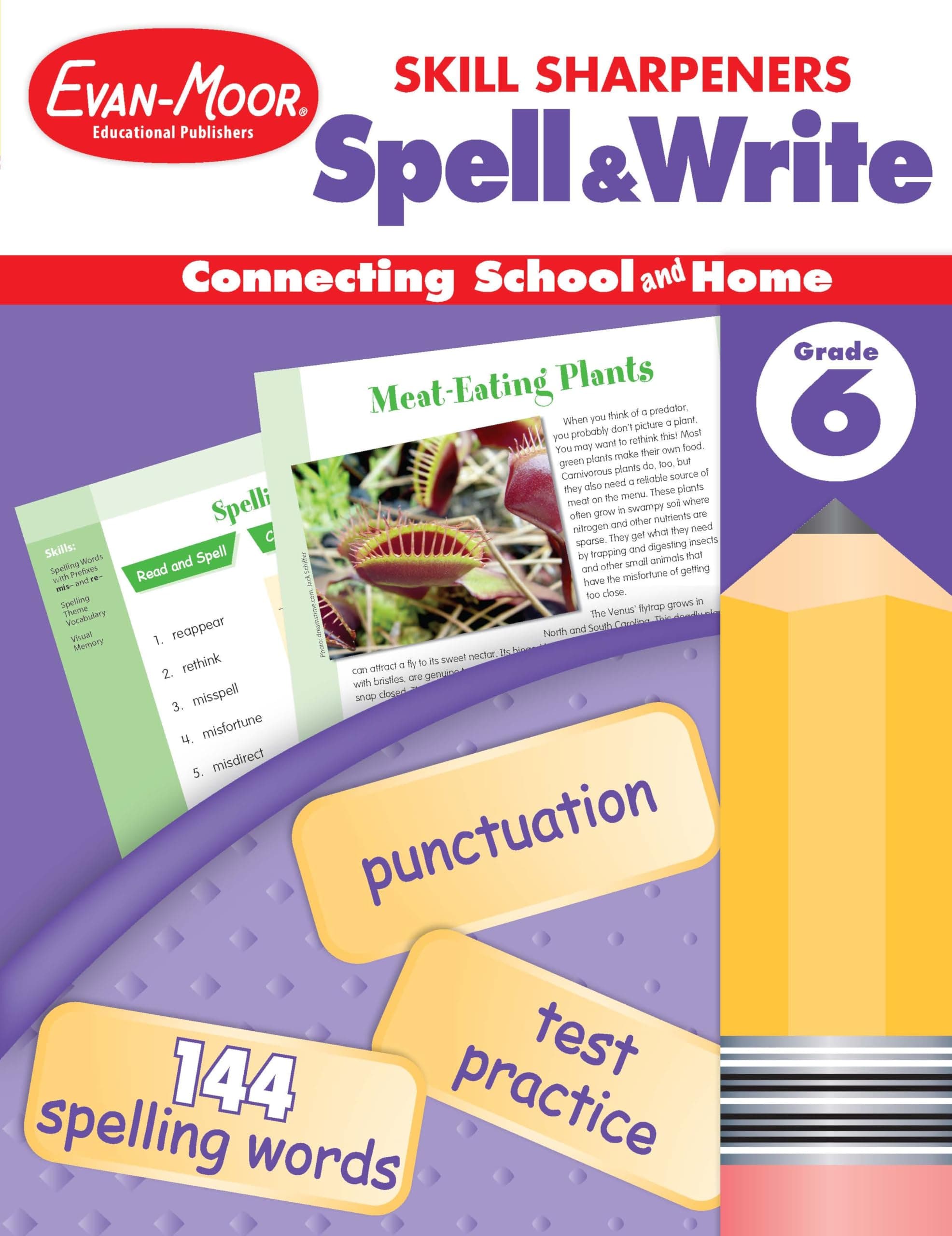 Skill Sharpeners: Spell & Write, Grade 6 Workbook