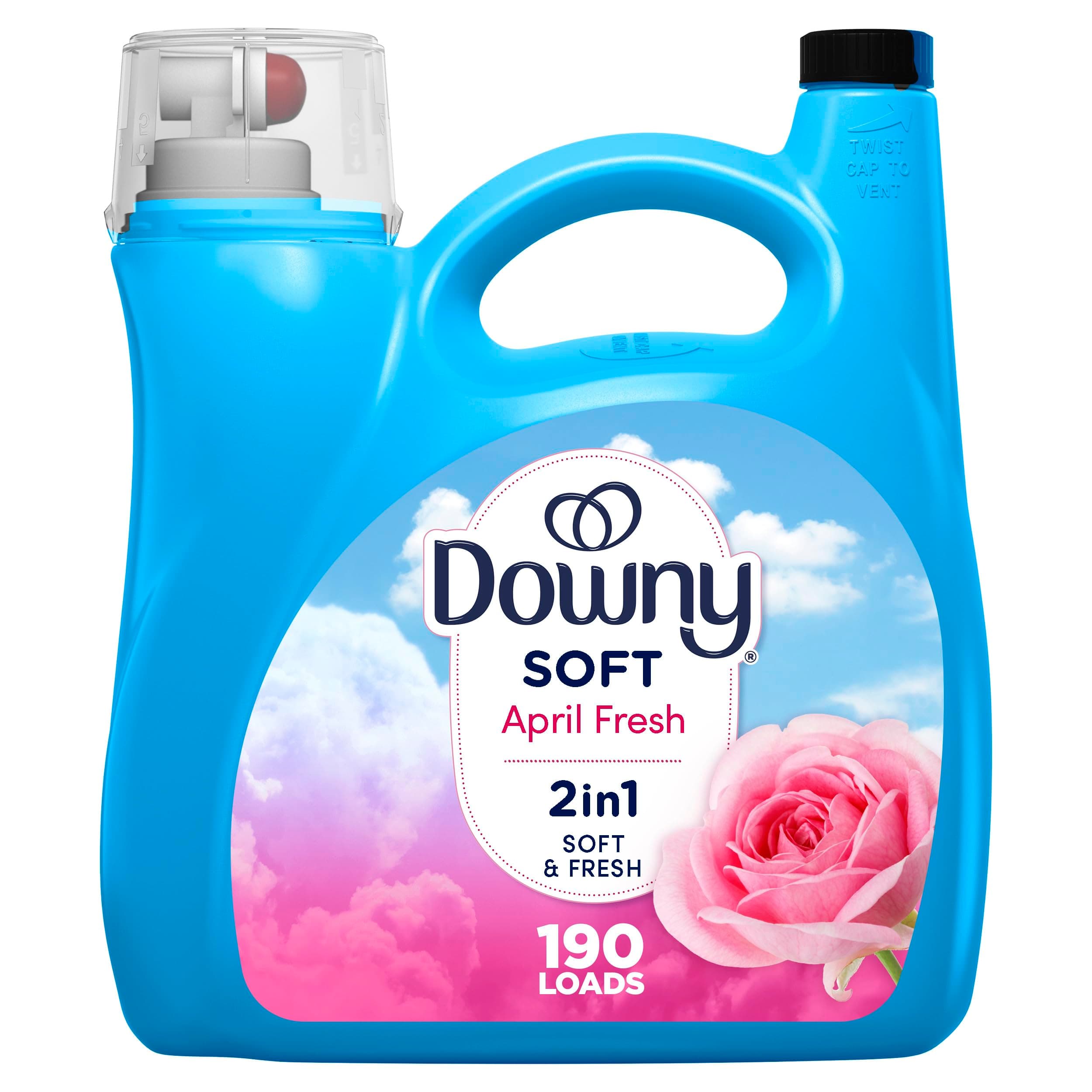 Downy Fabric Softener, April Fresh, 140 fl oz