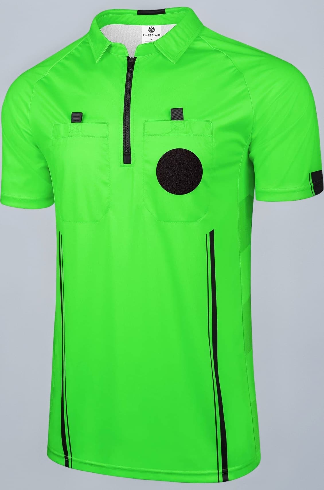 FitsT4 Pro Soccer Referee Jersey Short Sleeve Ref Shirts