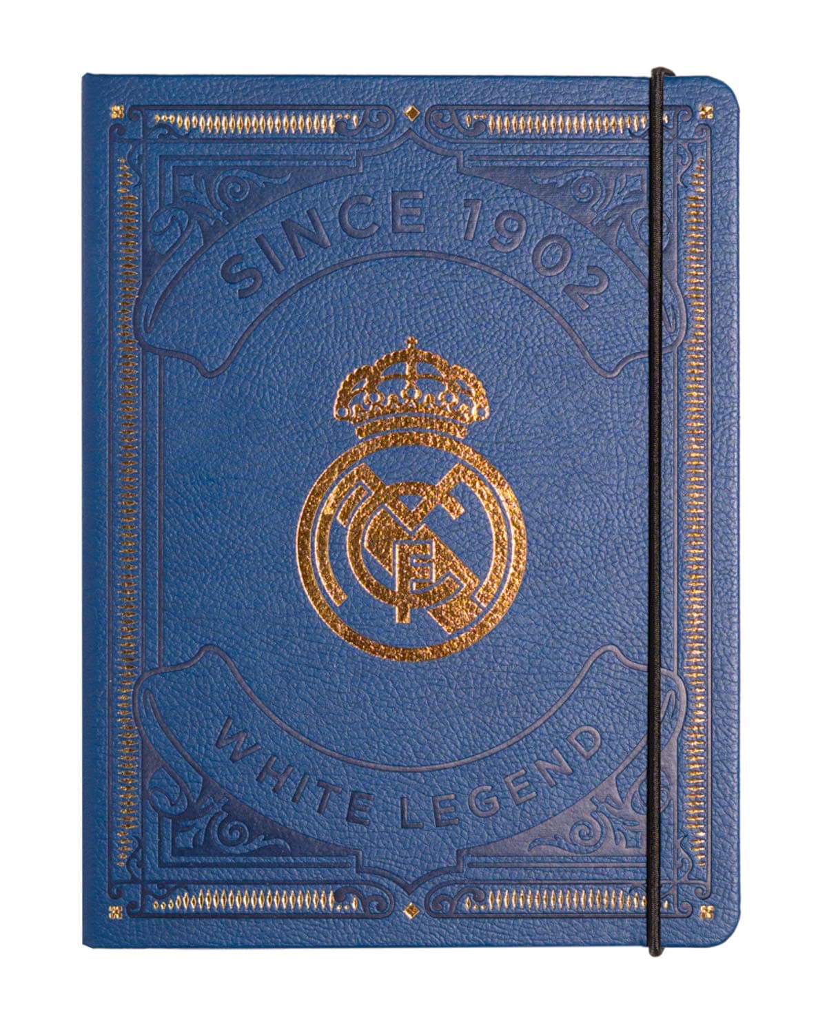 Real Madrid Official Notebook Journal Hardcover | A5 Dotted Notebook | 100 Pages | PU Leather | for Work, School, University