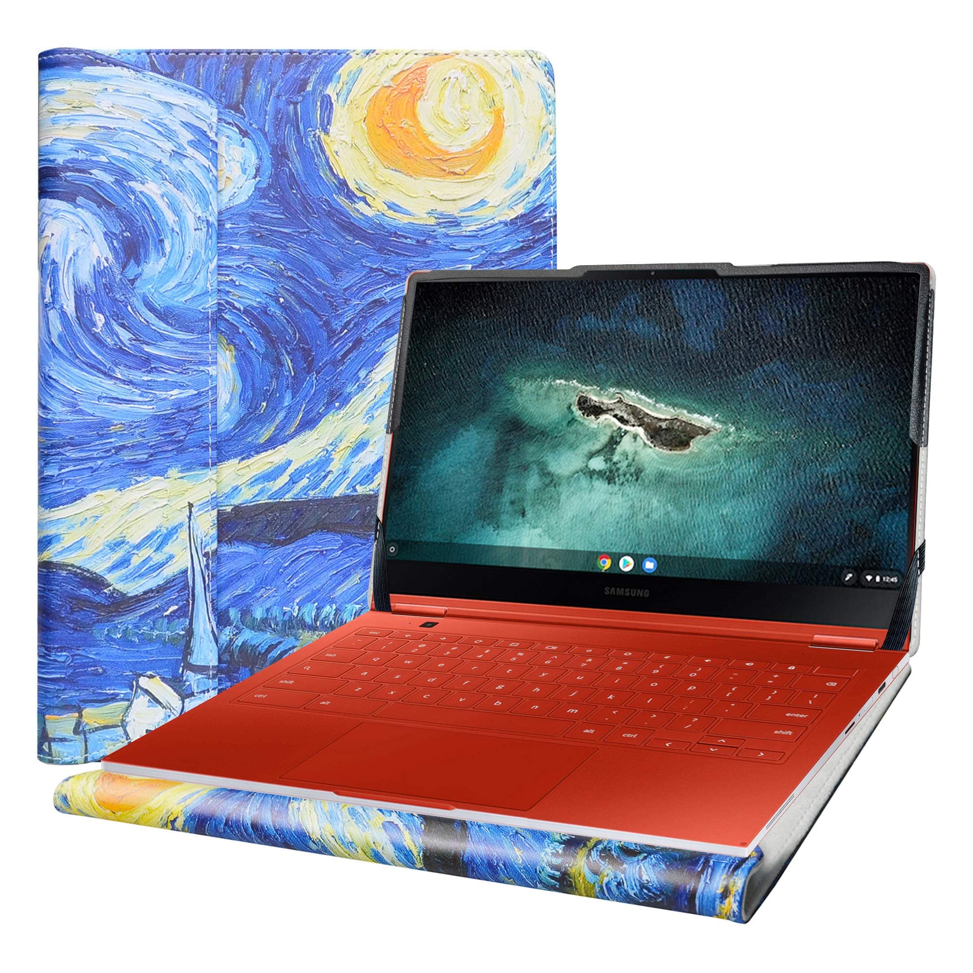 Alapmk Protective Case for 13.3" Samsung Galaxy Book3 360 13/Galaxy Book2 Pro 360 13 NP930QED/Galaxy Book2 360 13 NP730QED/Galaxy Chromebook 13 XE930QCA/Galaxy Book Pro 360 13 NP930QDB,Starry Night