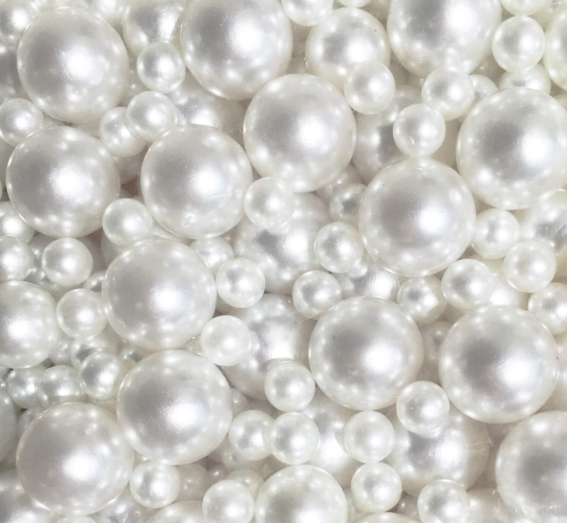 LolaSaturdays™ Pearls 850pcs Loose Beads - no Hole (Assorted, White)