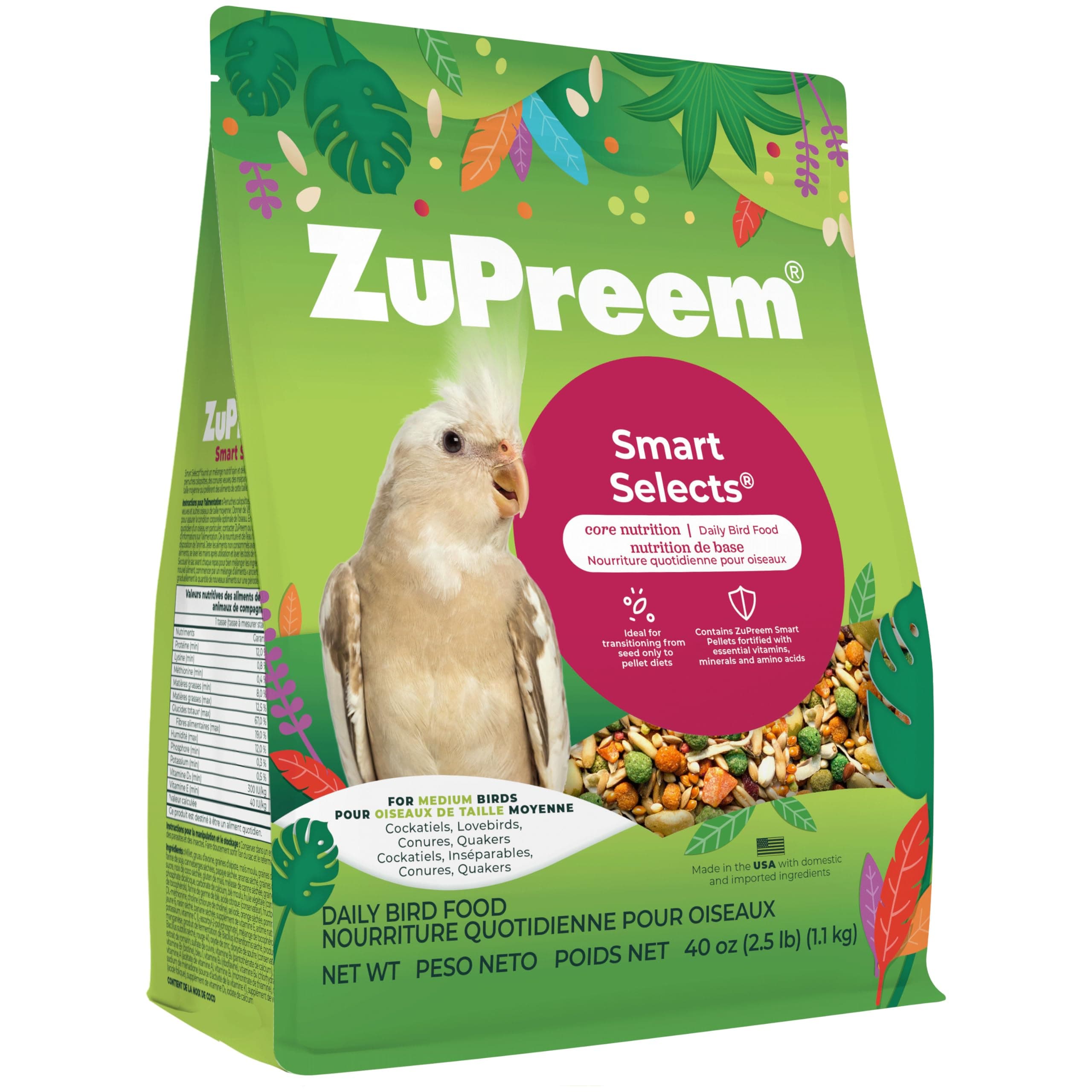 Smart Selects Cockatiels 2.5lb