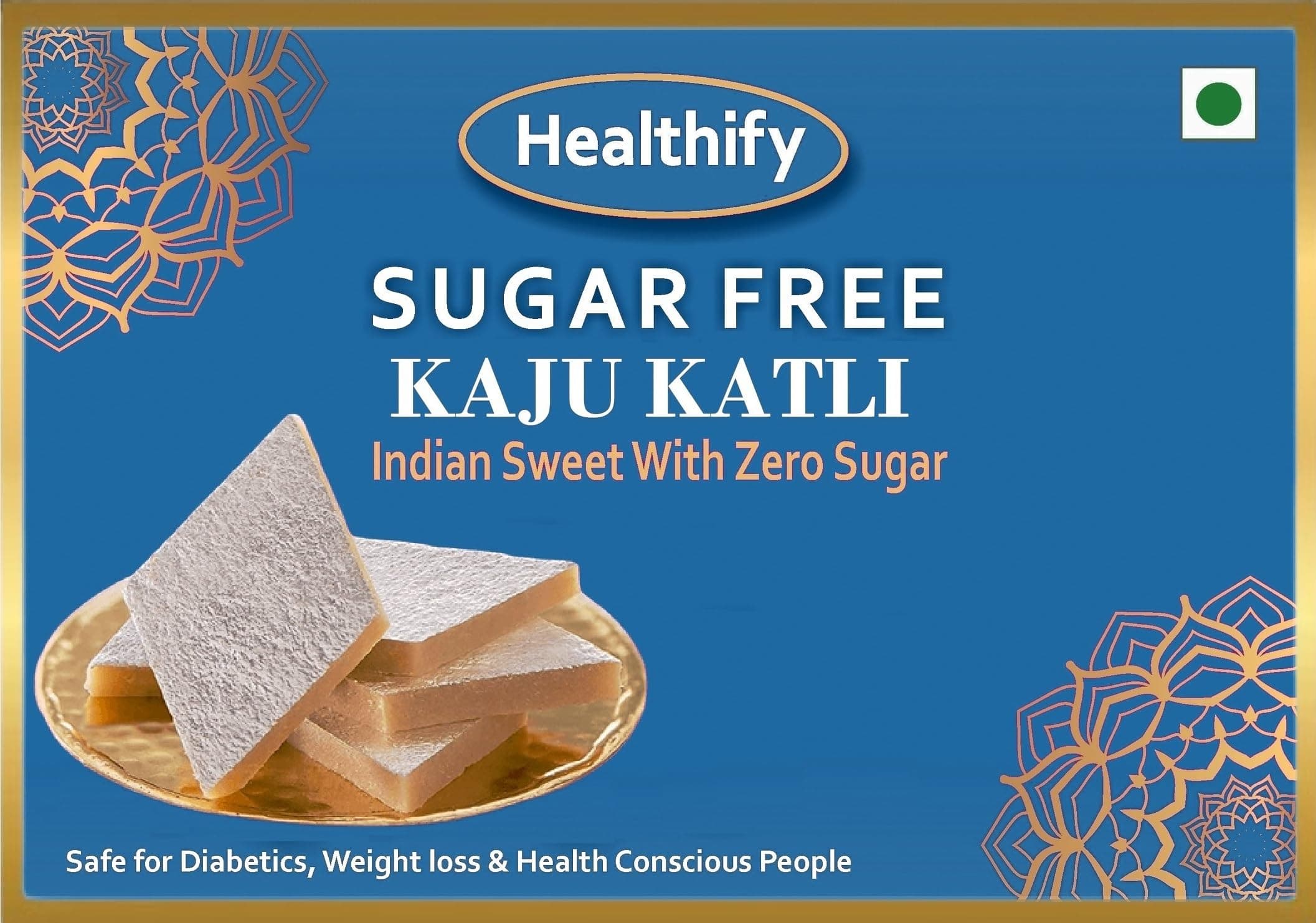 Sugar Free Kaju Katli