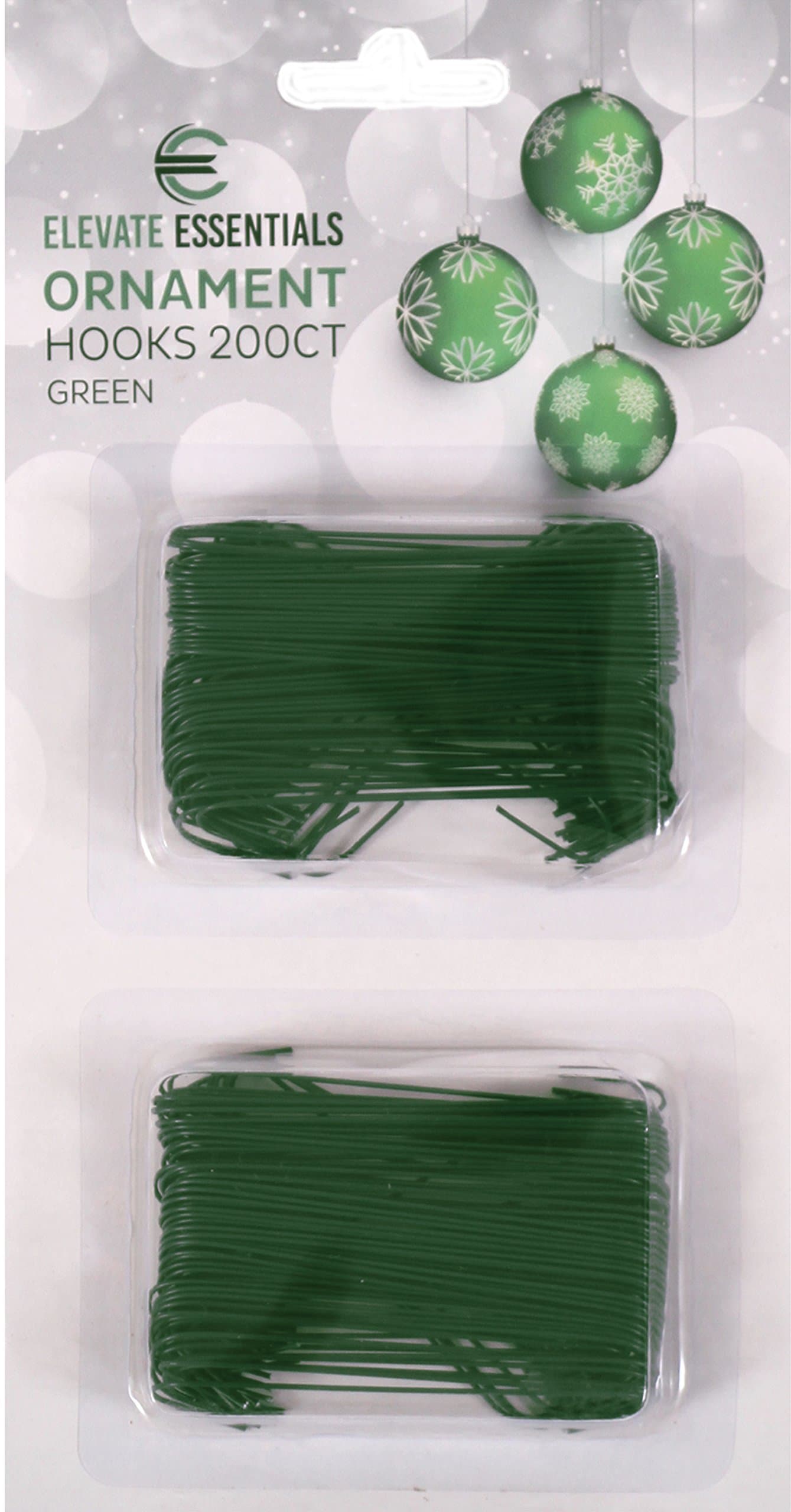 Green Christmas Ornaments Hooks