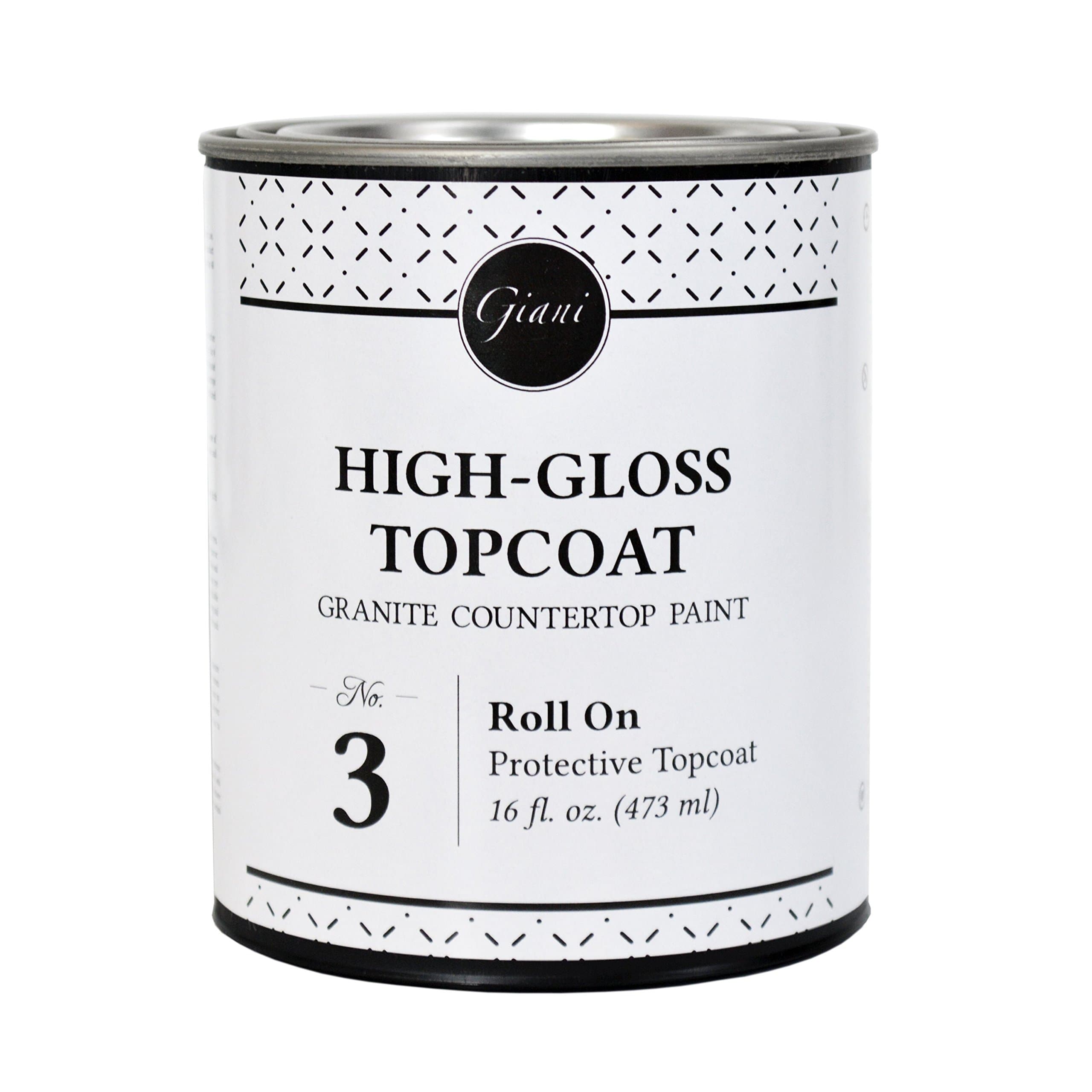 Giani Countertop Paint Clear Acrylic Topcoat- Step 3
