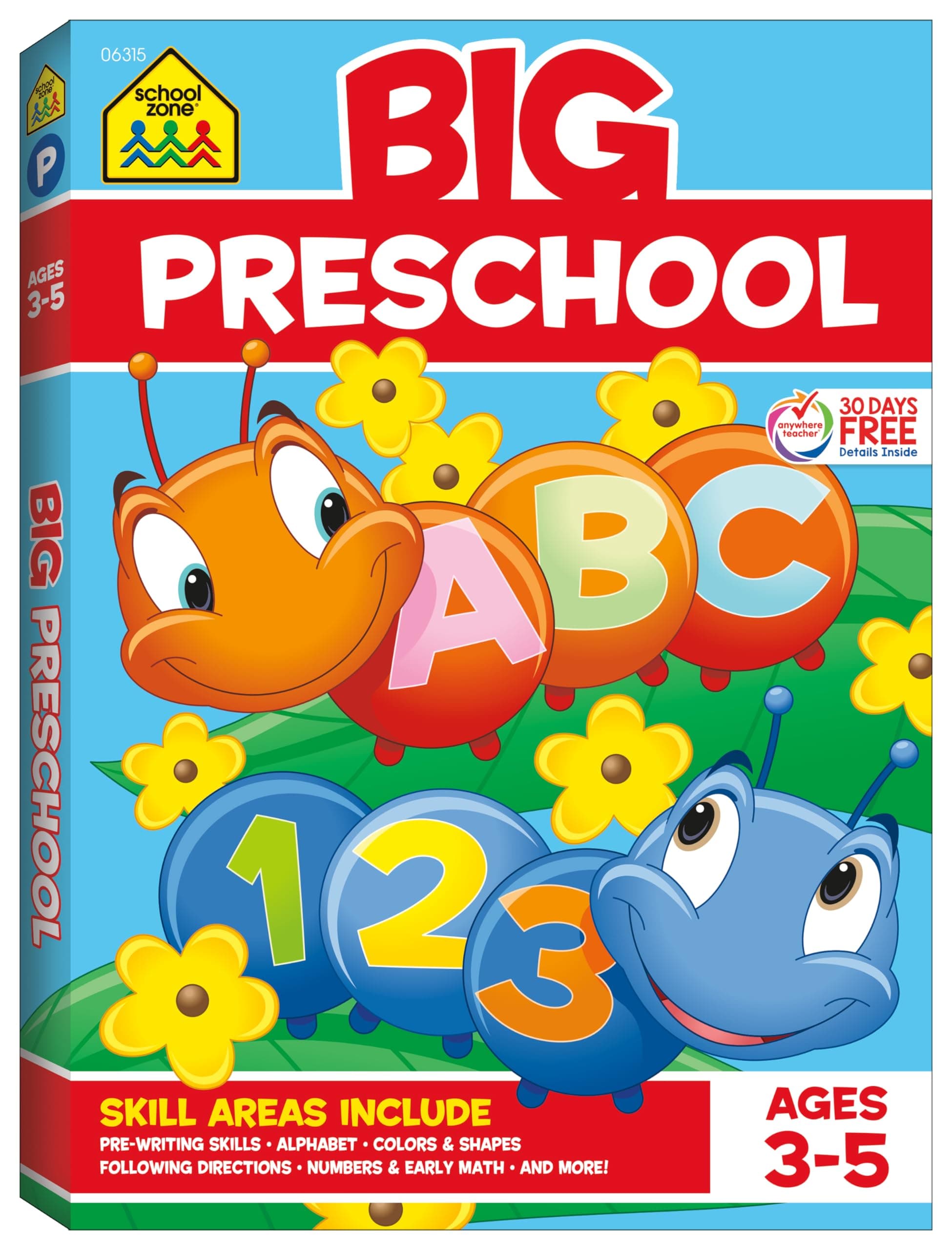 School Zone Big Preschool Workbook