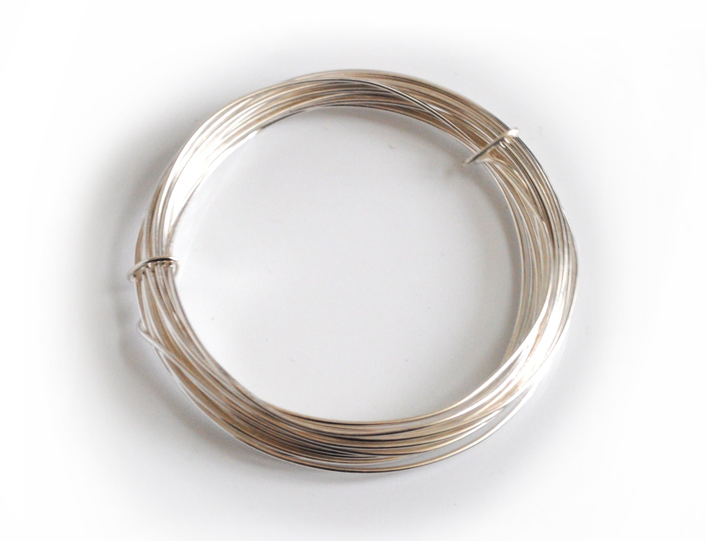 Proops 0.4mm x 20m Silver Plated Wire. Craft, Hobby, Jewellery Making. (X1106) Free UK Postage