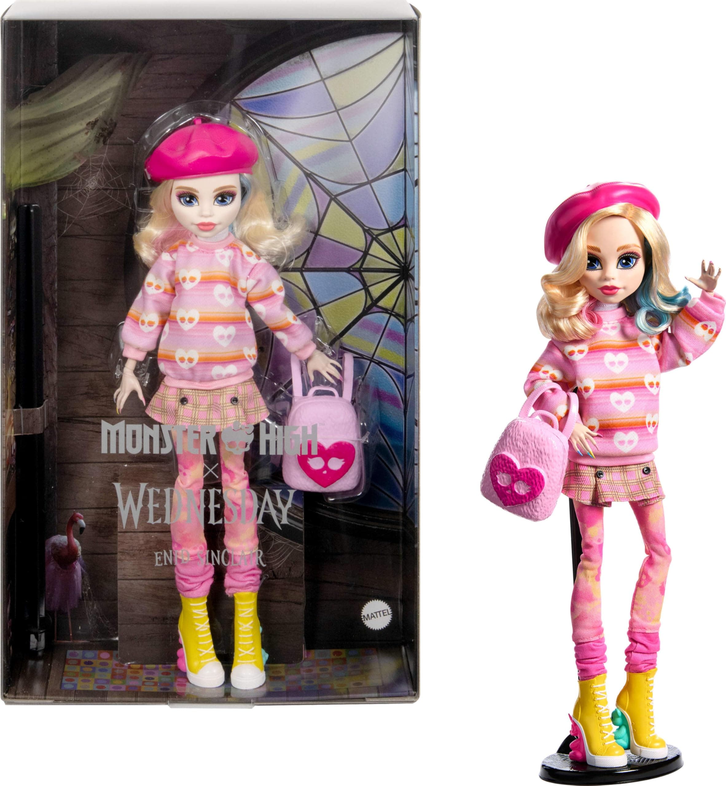 Monster High X Wednesday Core Doll - Enid