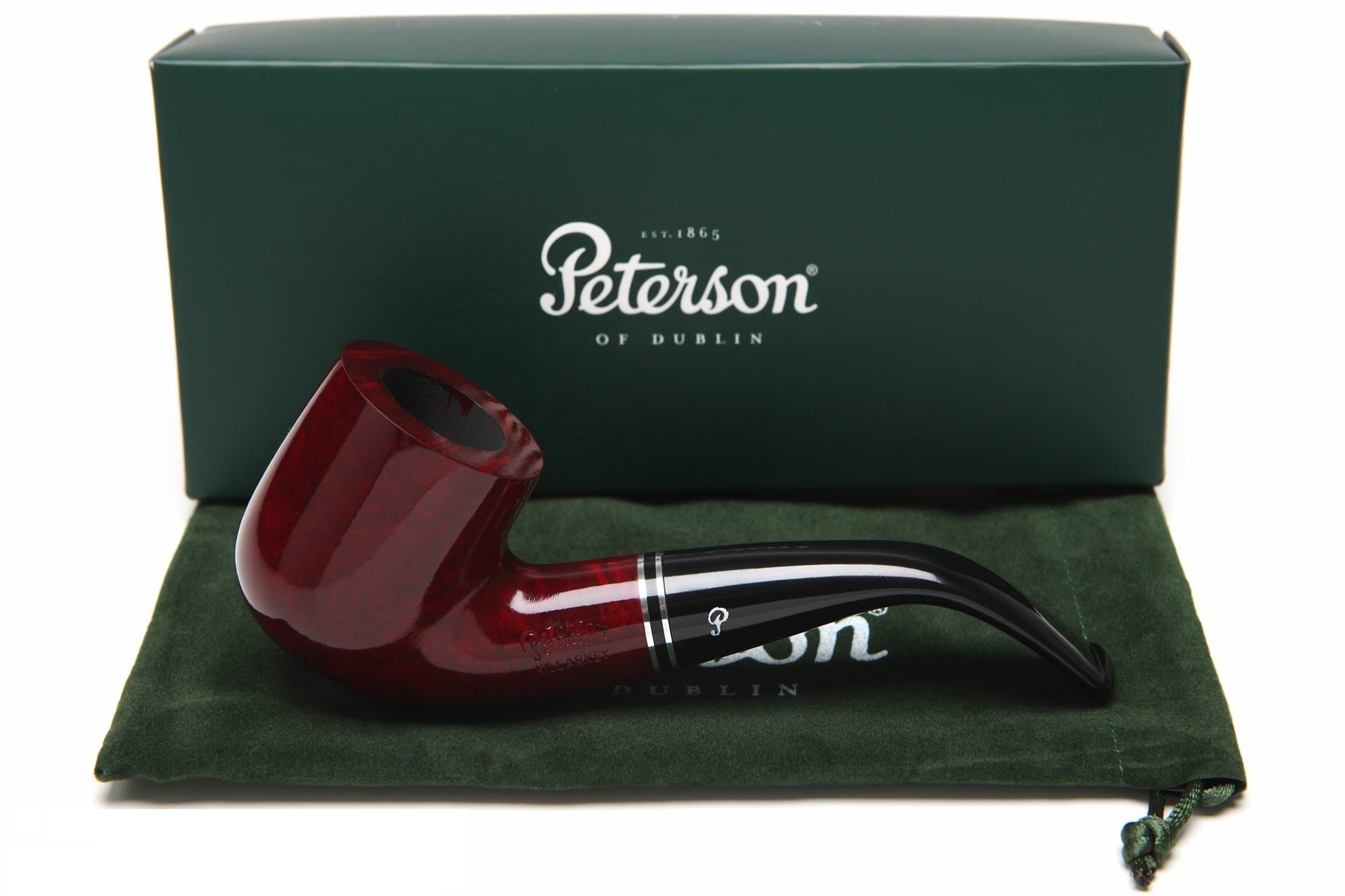 Peterson Killarney Red 01 Tobacco Pipe Fishtail
