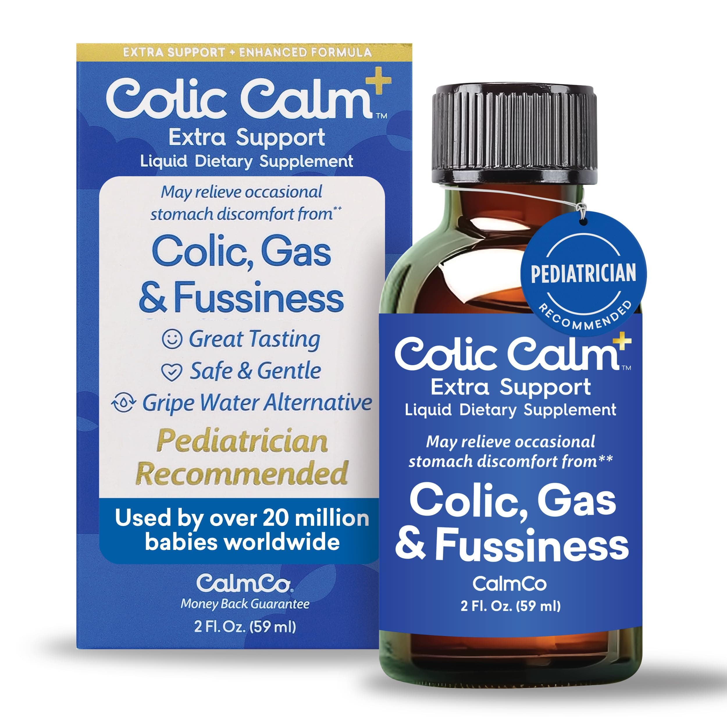 Colic Calm - Plus Liquid Food Supplement Flu Water, 60 ml