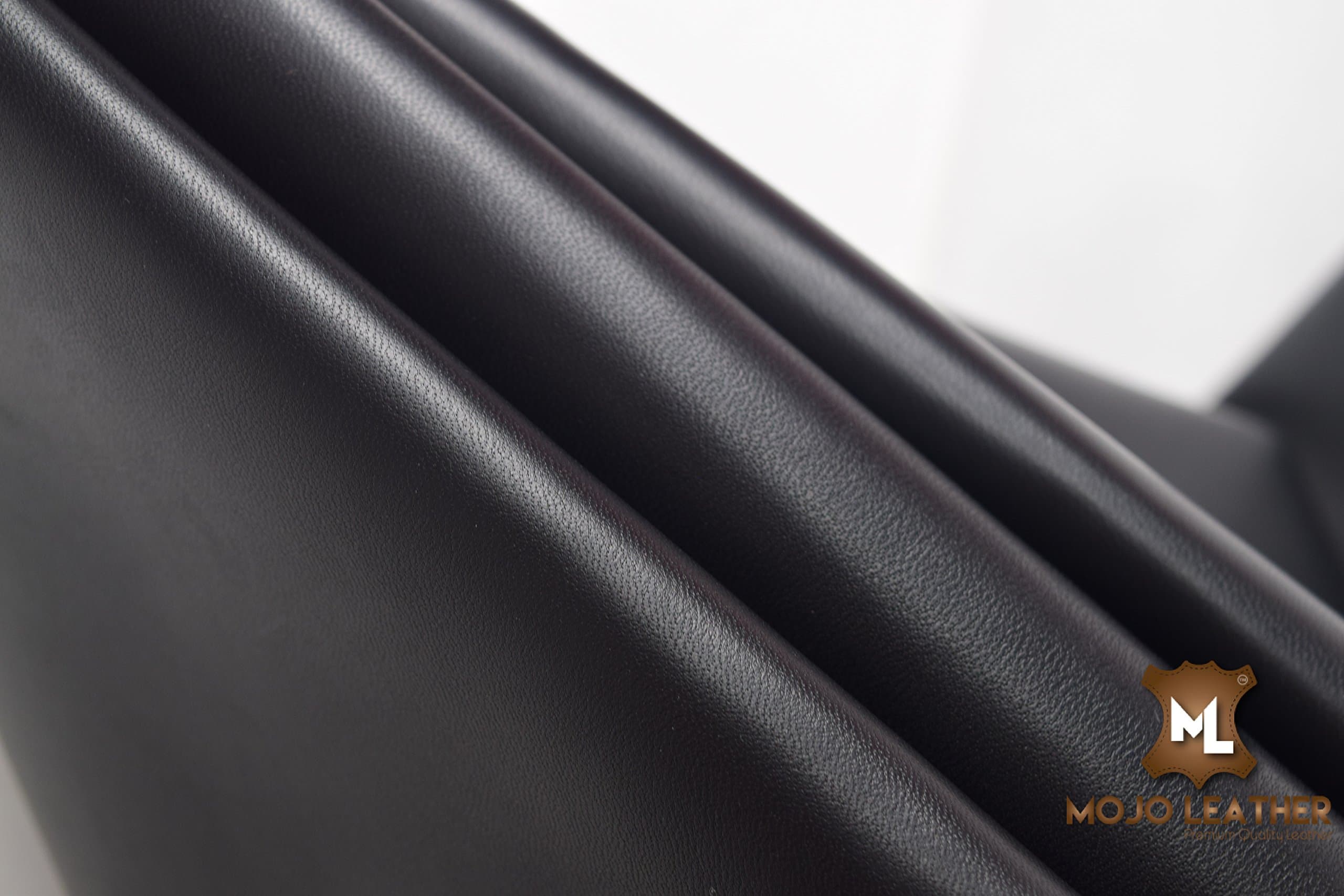 Leather Hide and Skins, BLACK, GRADE AA LEATHER, 5-6 SqrFT, 100% Genuine (4-5 SqrFT)