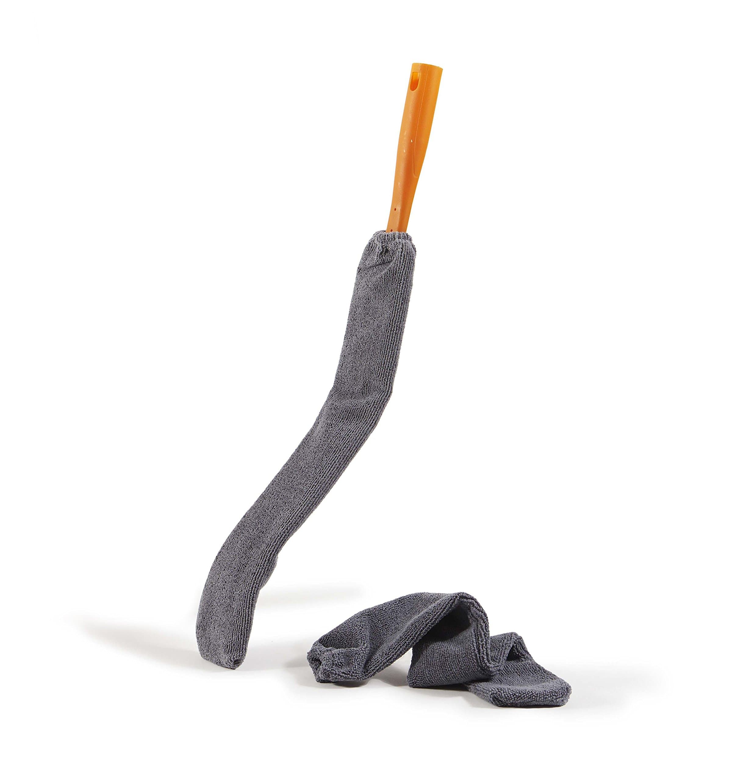 Perfetto Microfiber Down Microslim length-44 Cm, Fabric, Coccia Zucca/Microfibra Grigio, One Size