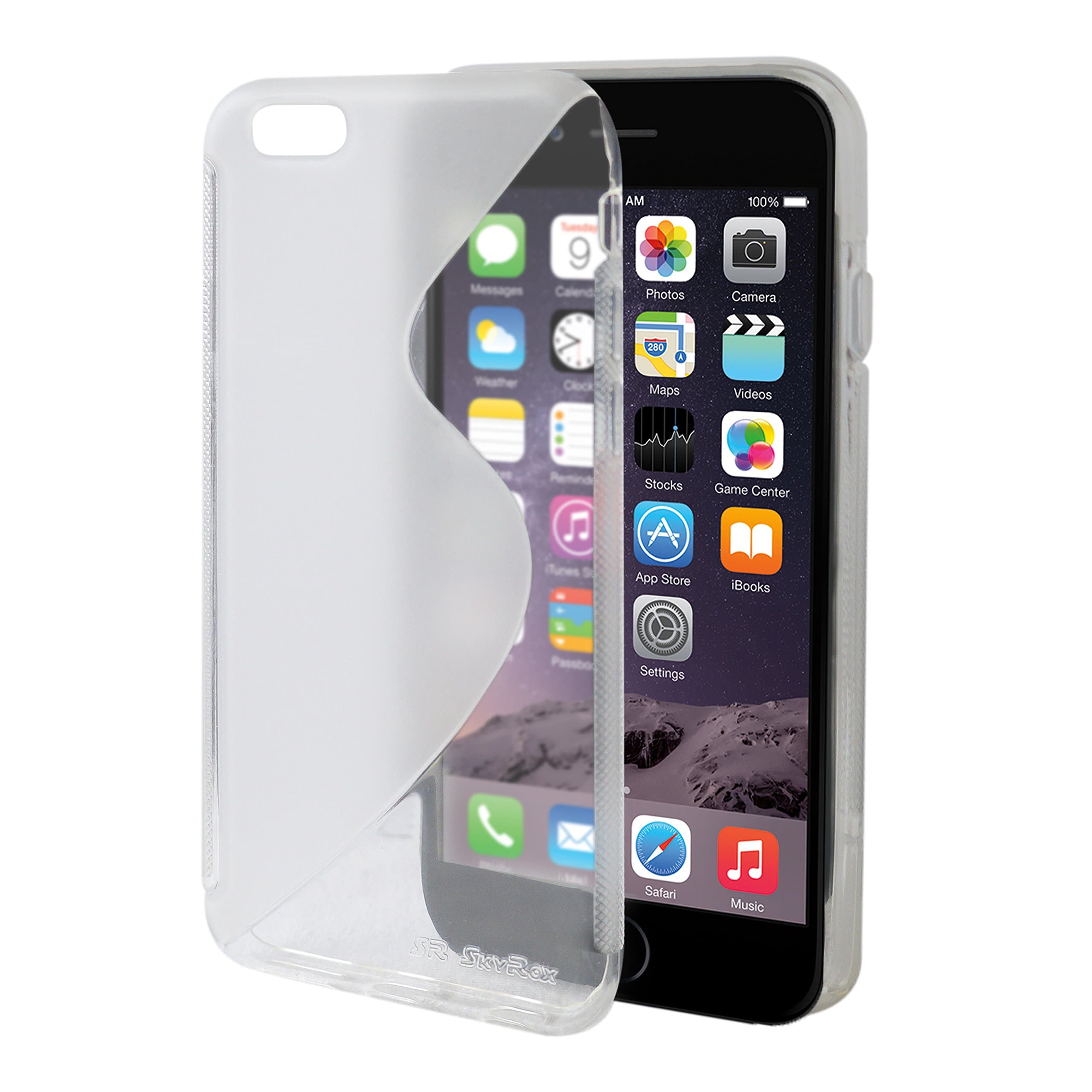 iPhone 6 Clear Case Anti Slip and Scratch Resistant Cover - New Transparent Design -Soft Thin Jelly Case - Free Screen Protector - Drop Protection
