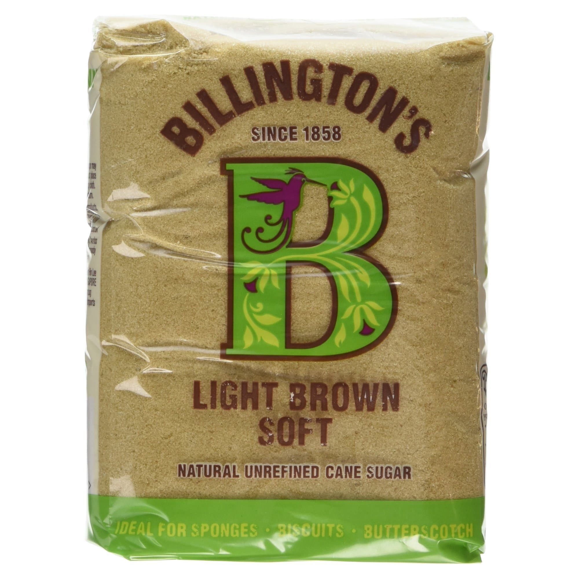 Billington's Light Brown Soft Natural Unrefined Cane Sugar, 500g