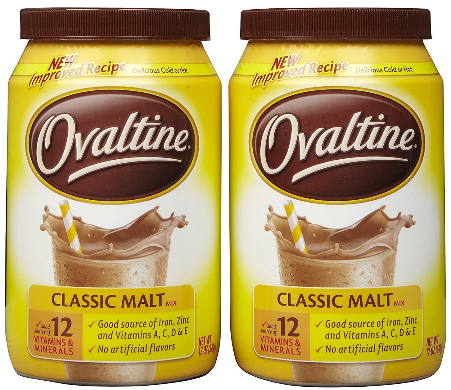 Ovaltine Classic Malt - 12 Ounce (Pack of 2)