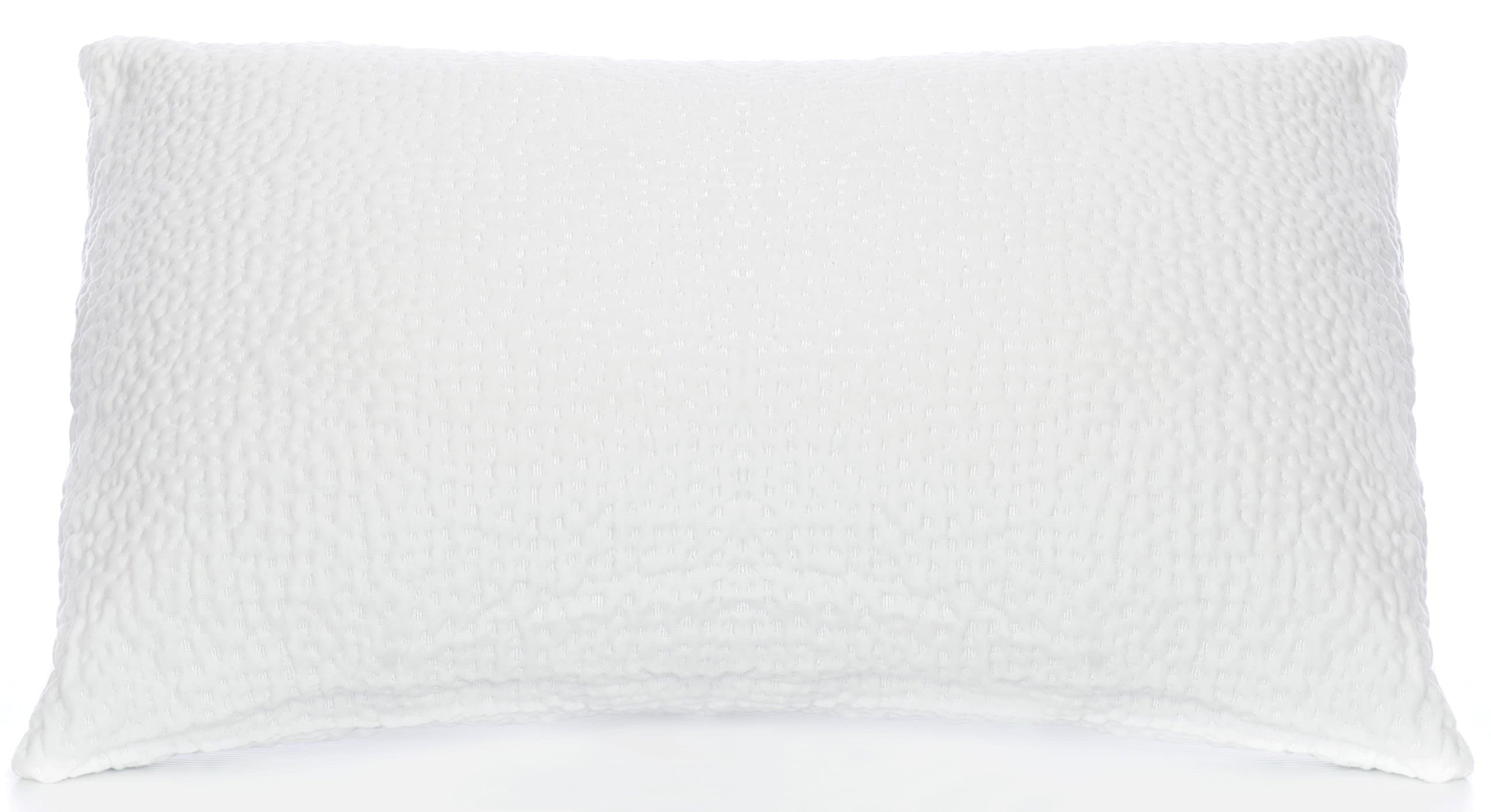 Dream Big Pillows Puffy Cloud Texture Knit Queen Bed Pillow with Hypoallergenic, USA Made Premium Down Alternative Poly Fill – Ultra Plush Queen Size Pillows