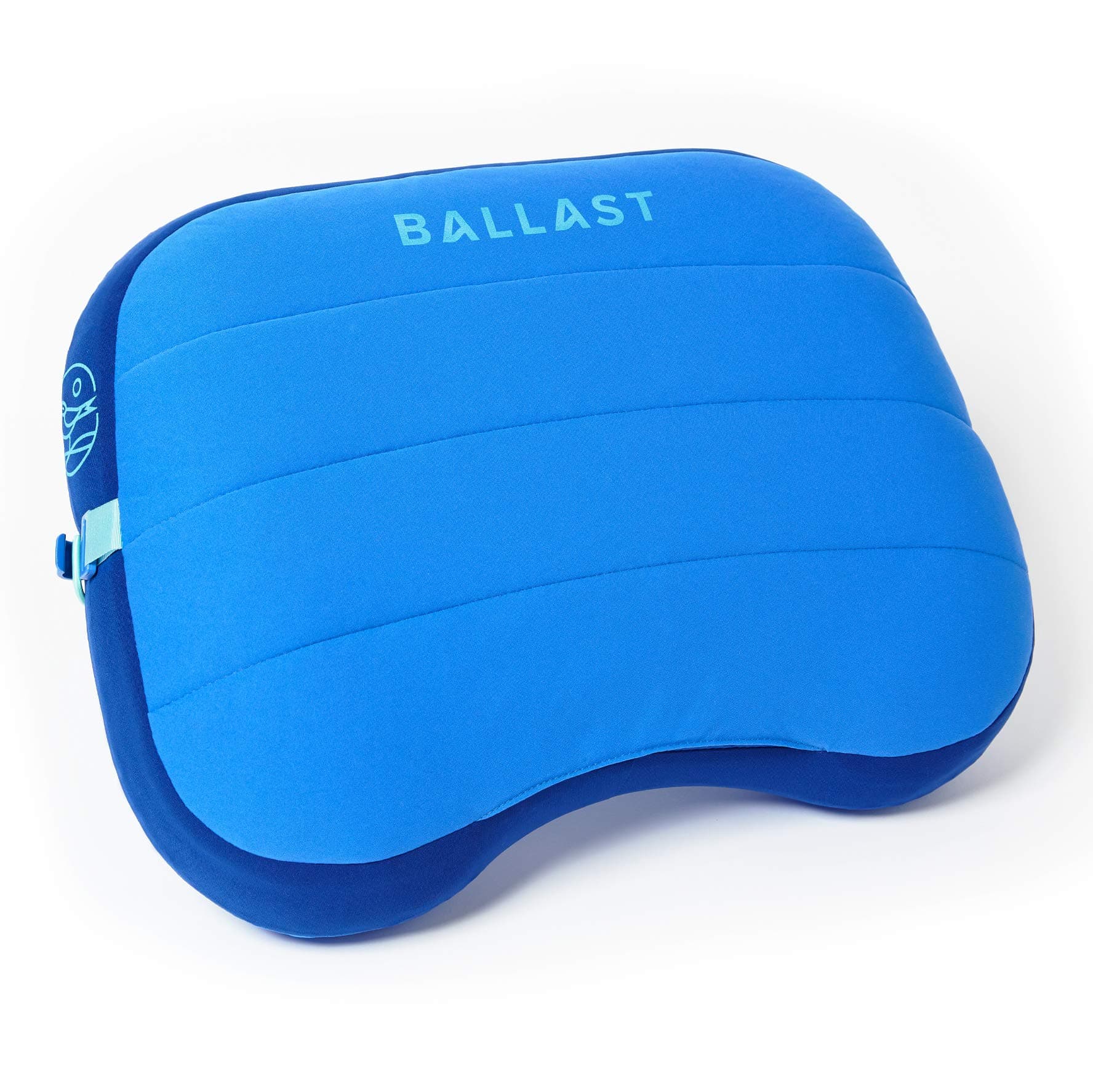 Ballast Beach Pillow - Comfortable, Durable & Compact, Patented Sand Pouch to Stay on Windy Beach for Beach, Pool, Camping, Festivals, Travel (Palace Blue)