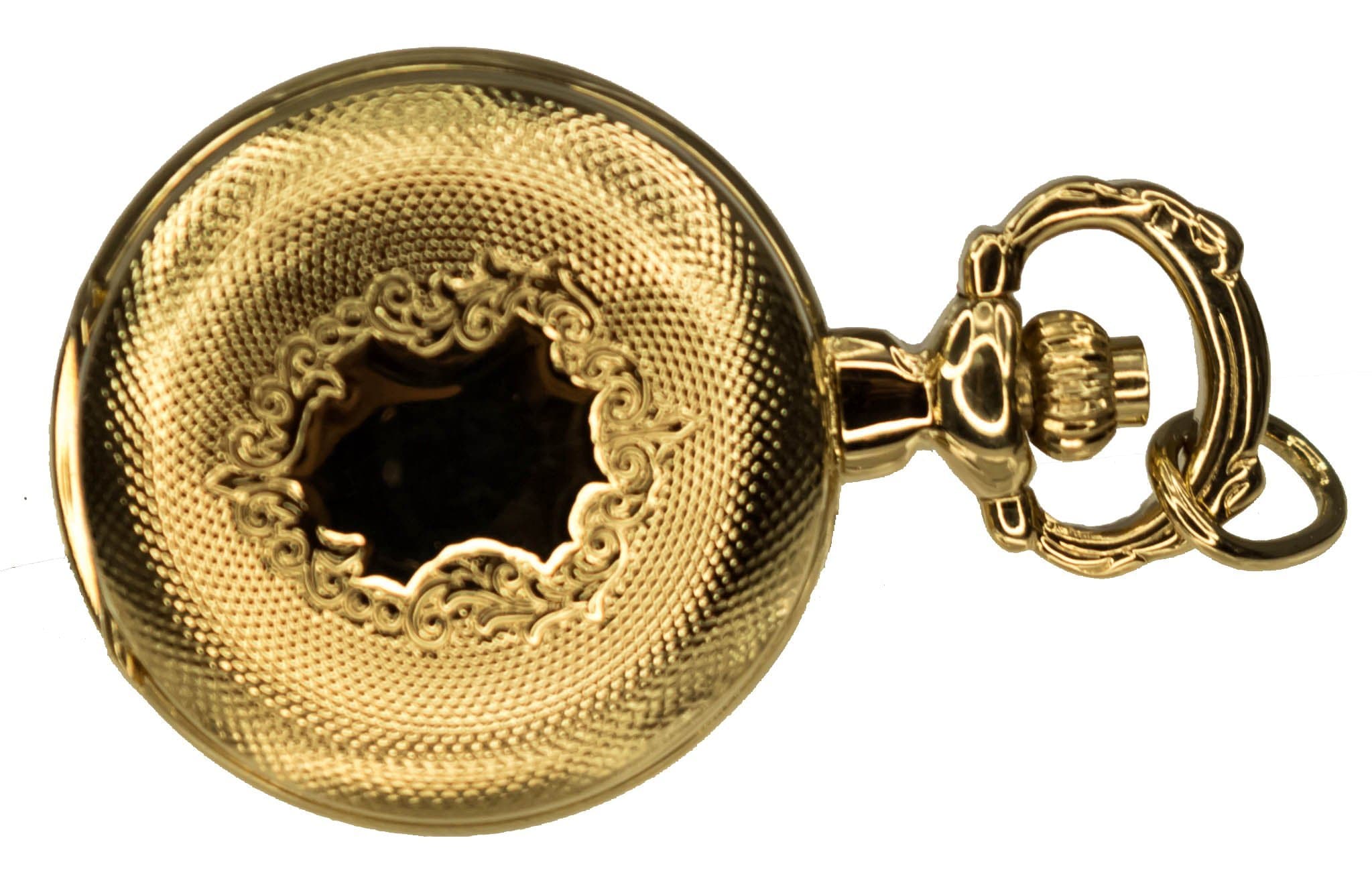 Gold Tone Covered Ppendant Watch