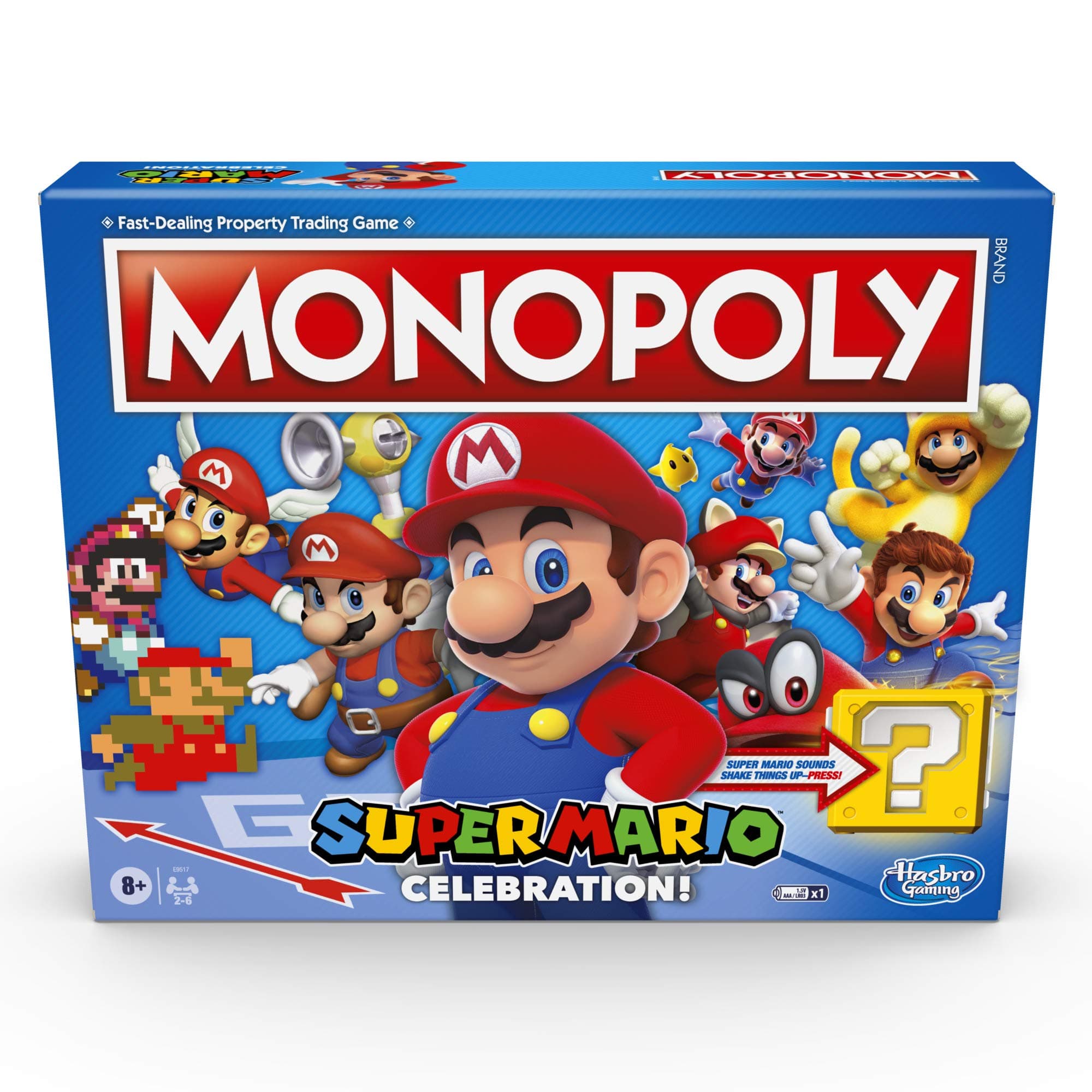 Monopoly Hasbro Super Mario Celebration Edition Board Game For Super Mario Fans For Ages 8 And Up