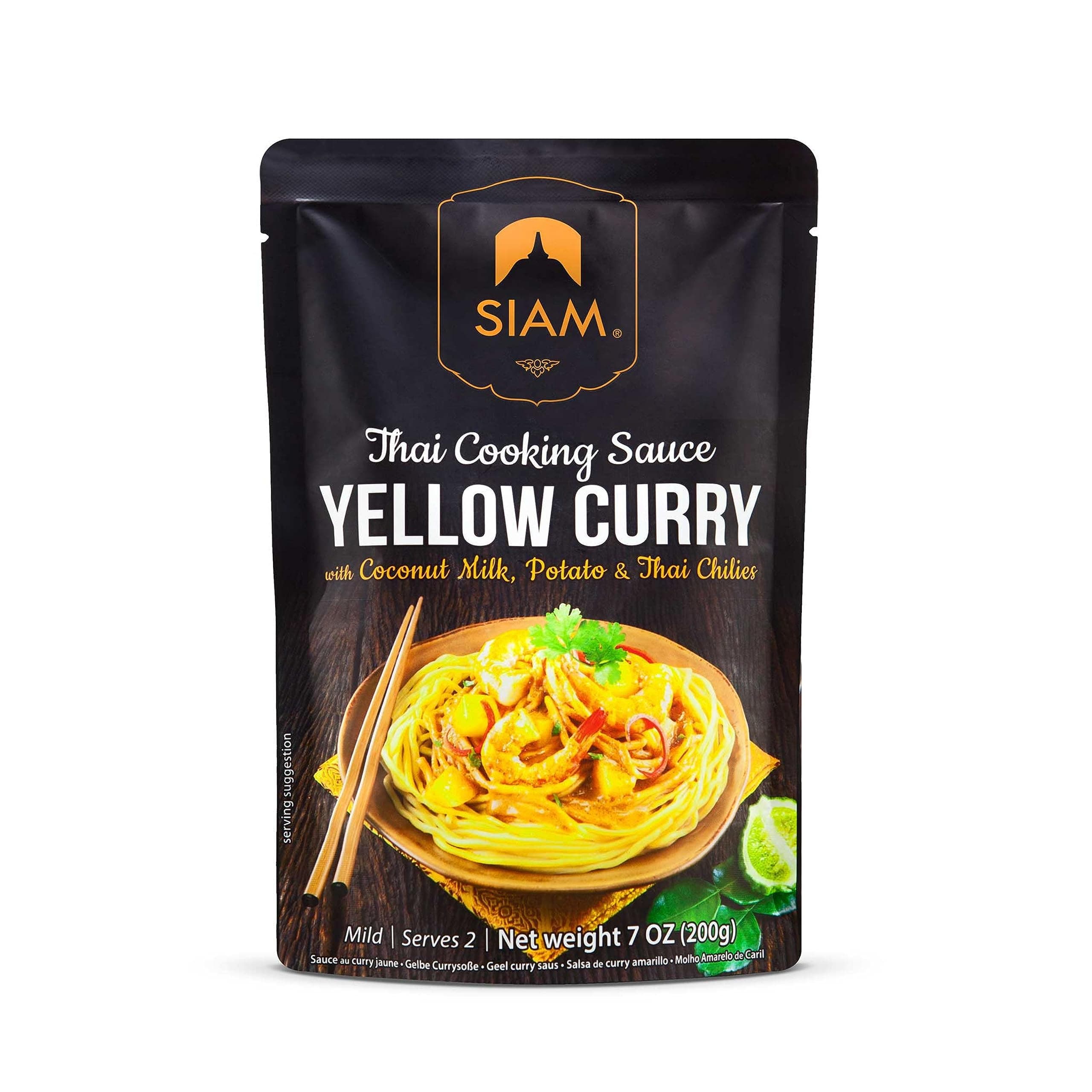 DE SIAM Yellow Curry Sauce, 200 Gm
