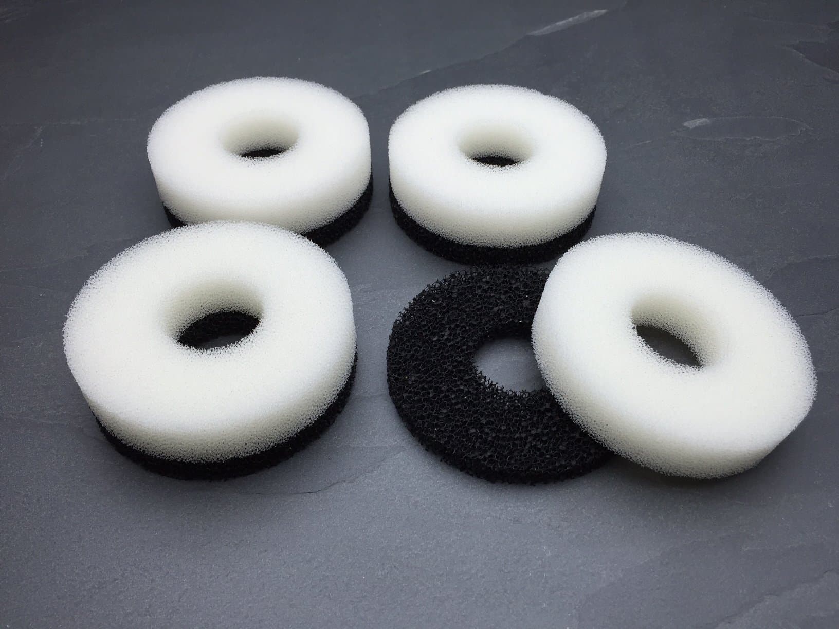 Filter Foams 4 x COMPATIBLE WITH BIORB SERVICE KIT CARBON FOAM RINGS NO MESS REFILL BIUBE LIFE BI ORB HALO