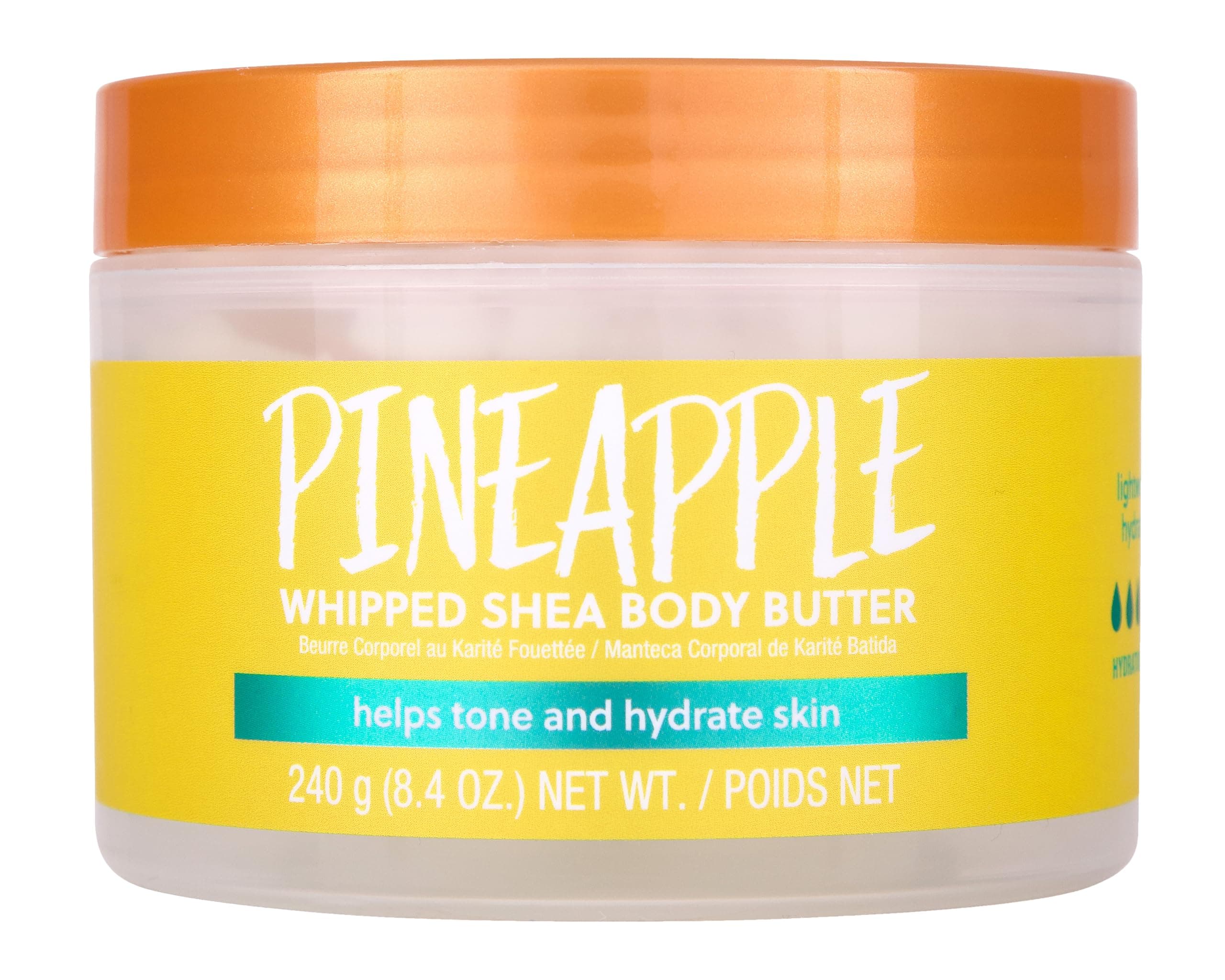 Tree Hut Pineapple Whipped Shea Body Butter | Long-lasting Hydration Leaves Skin Feeling Soft & Moisturized | Lightweight | Nourishing Essential Body Care | 8.4 fl oz.