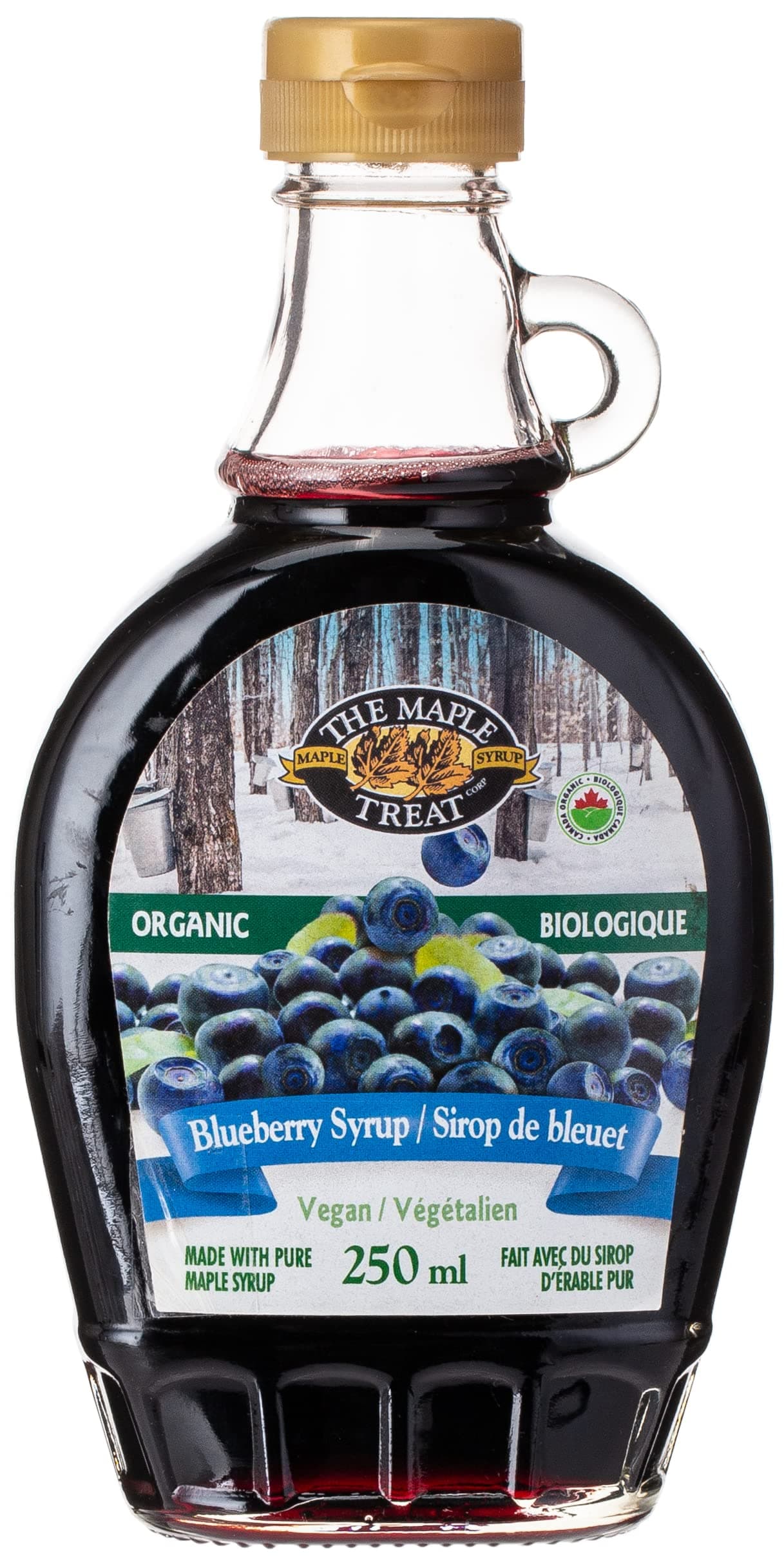 L.B. Maple Organic Blueberry Flavour Syrup, 250 Ml