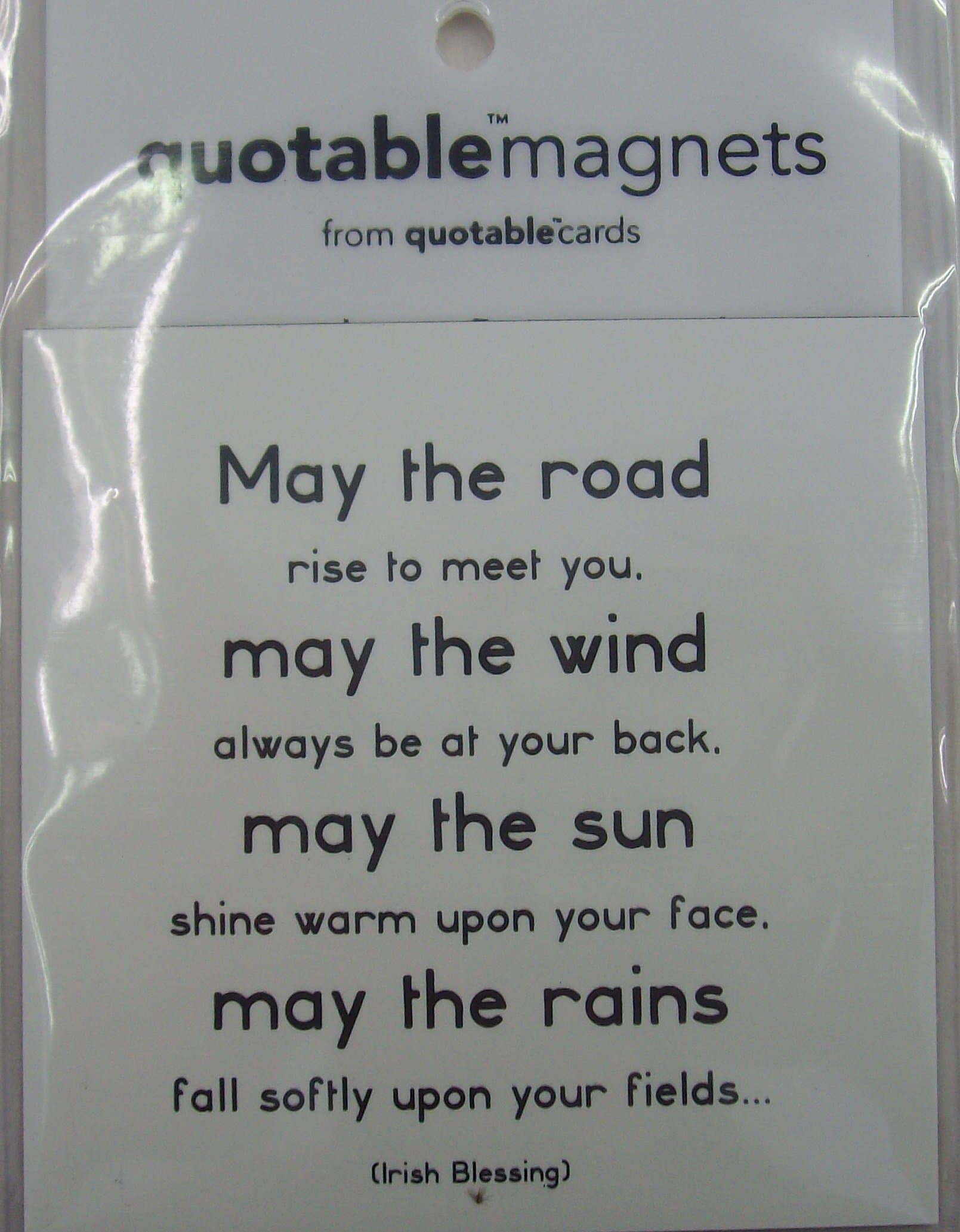 QuotableCARDS Magnet May The Road, 1 EA