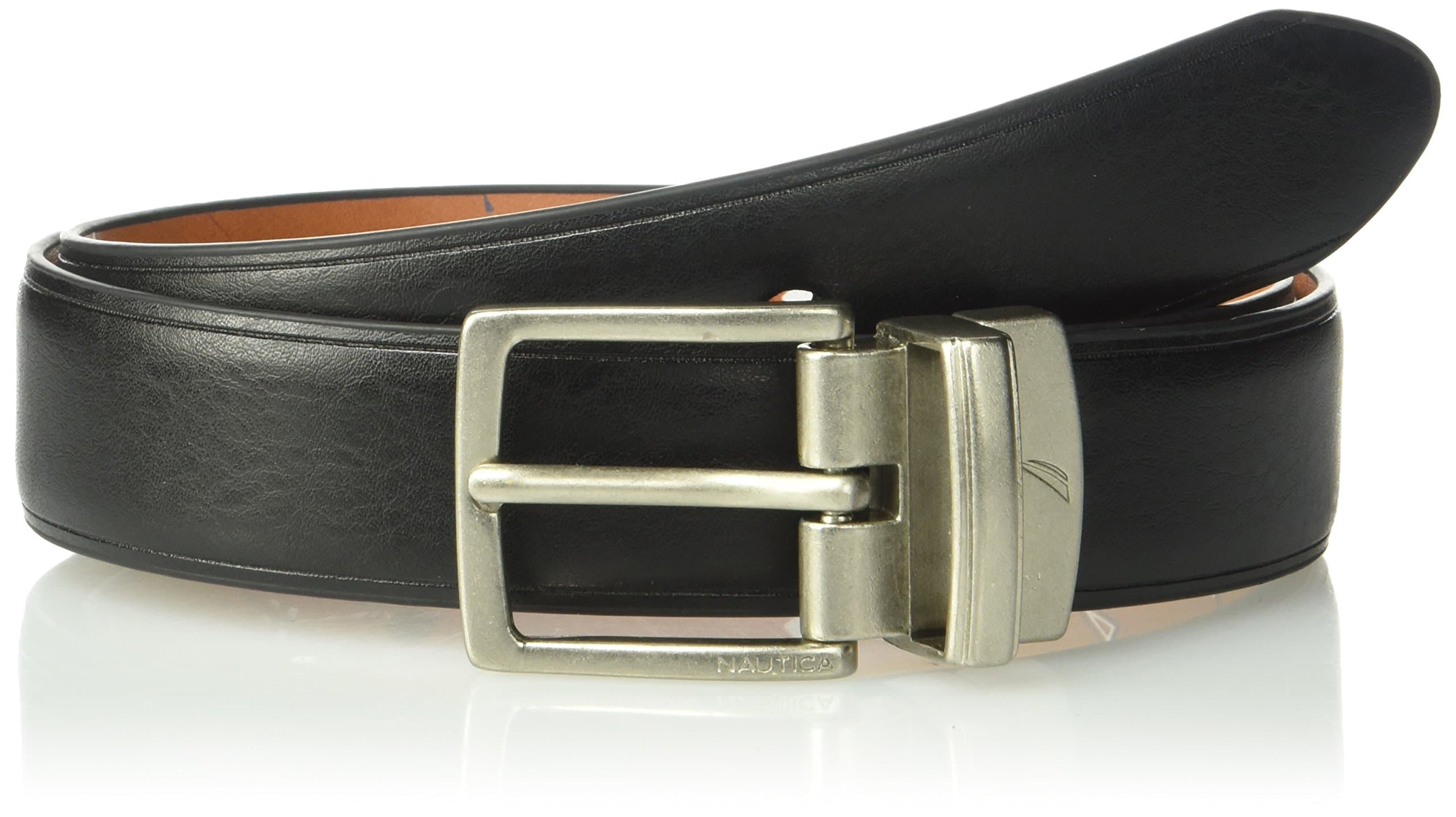 Nautica Boys' Battan Reversible Belt