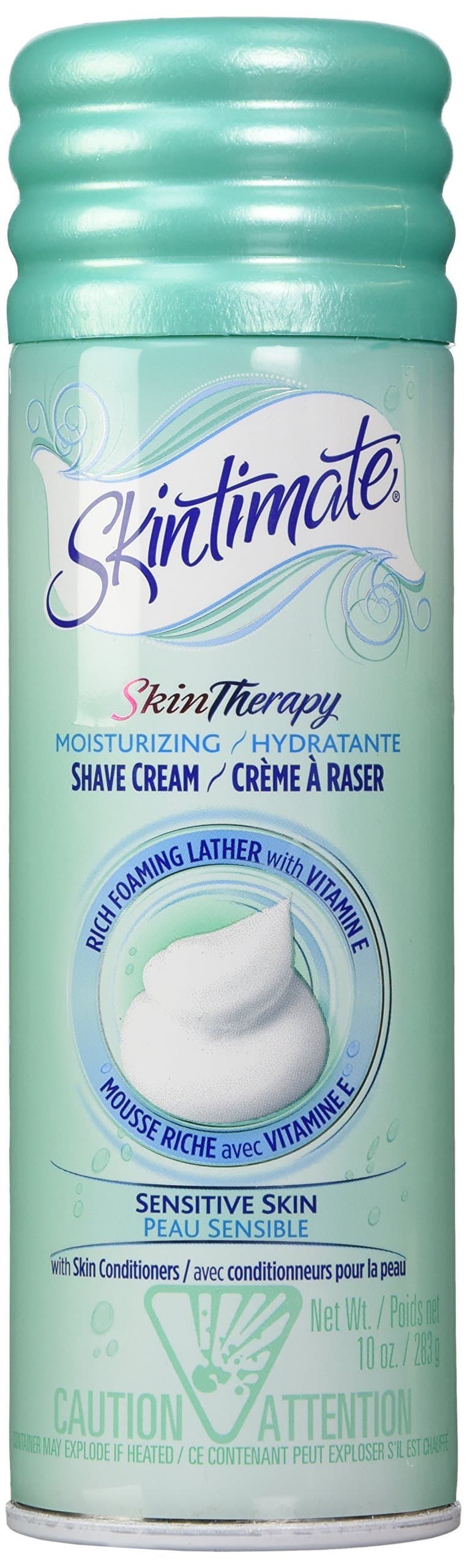 SkinTherapy Moisturizing Shaving Cream, Sensitive, 10 oz