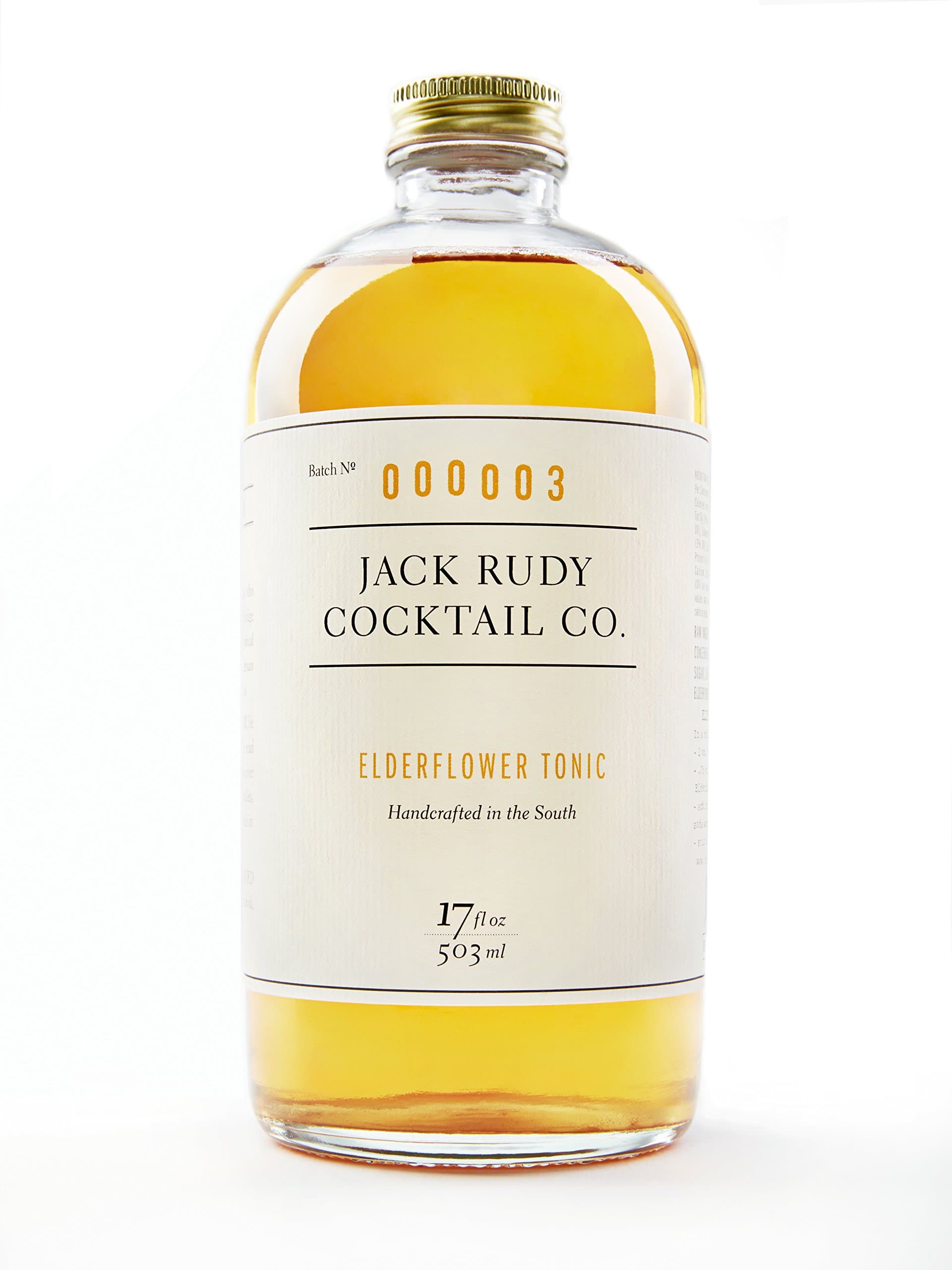Jack Rudy Cocktail Co. - Small Batch Tonic (Elderflower Tonic)