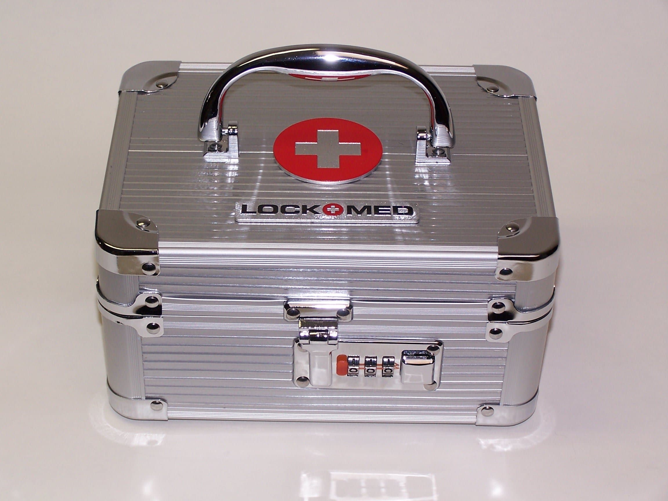 LOCKMED Medication Combination Lock Box, Small