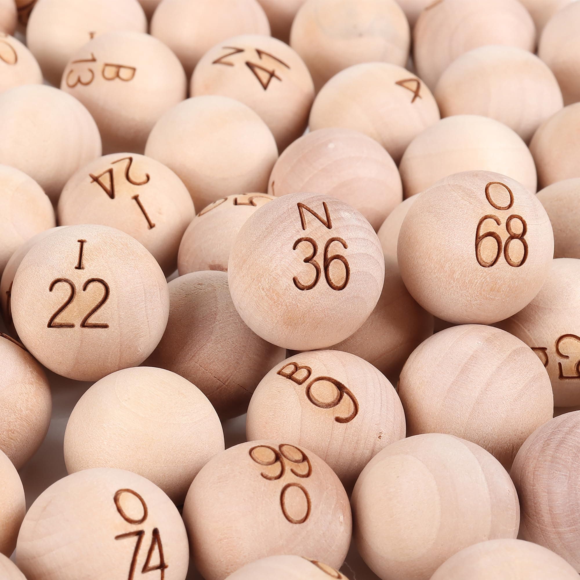 Wood Bingo Balls