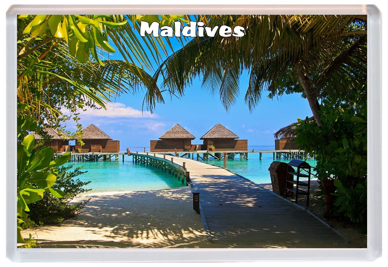 Maldives - Jumbo Fridge Magnet ID374