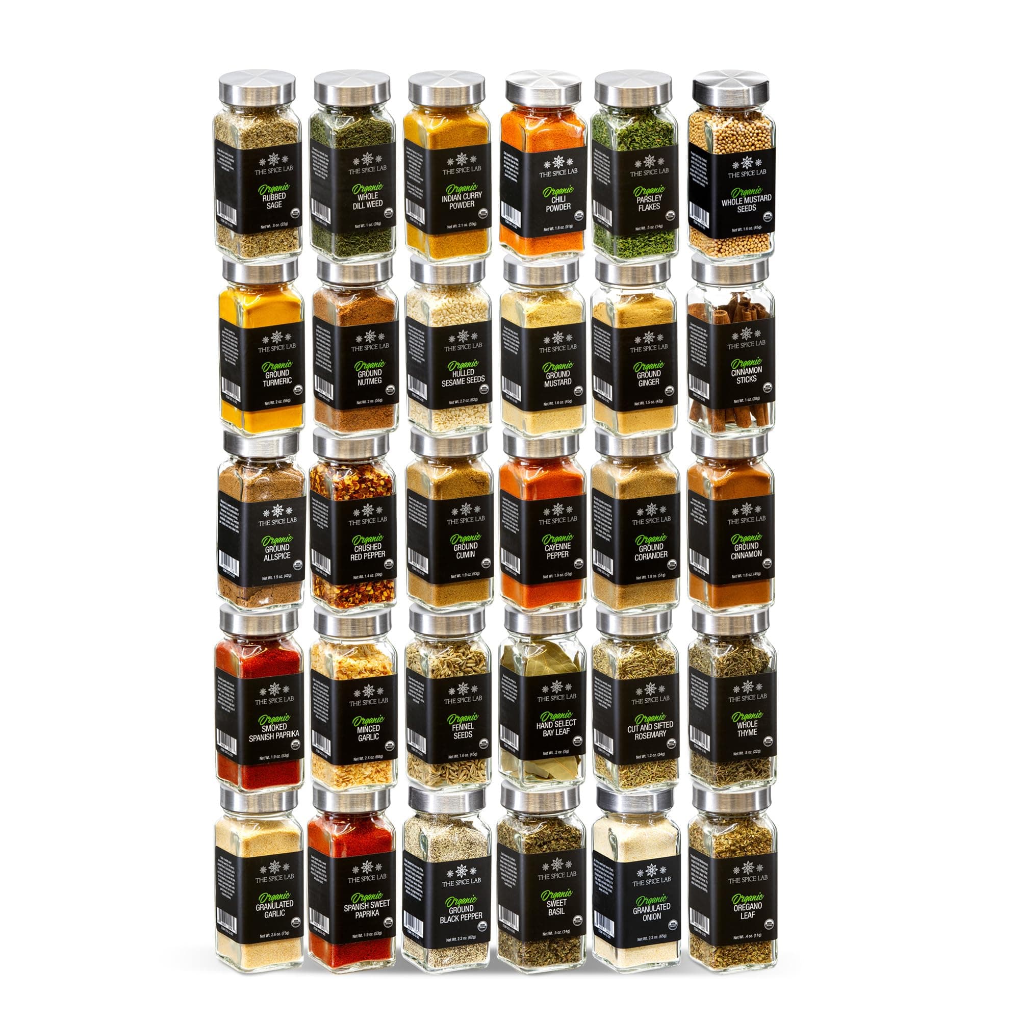 Complete Spices and Seasonings Set (30 Pack)