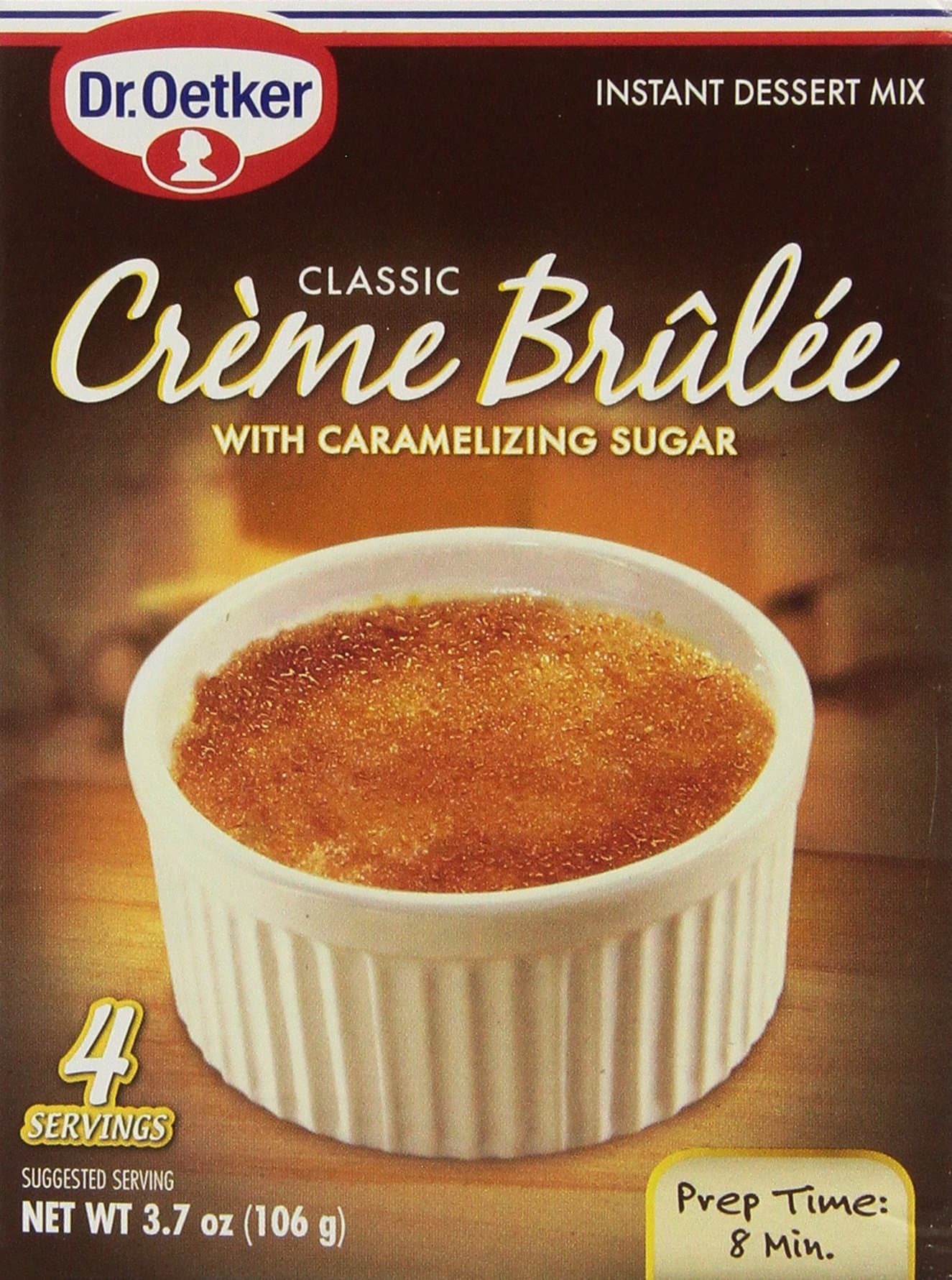 Creme Brulee Mix, 4 Servings, 3.7oz (Pack of 3)