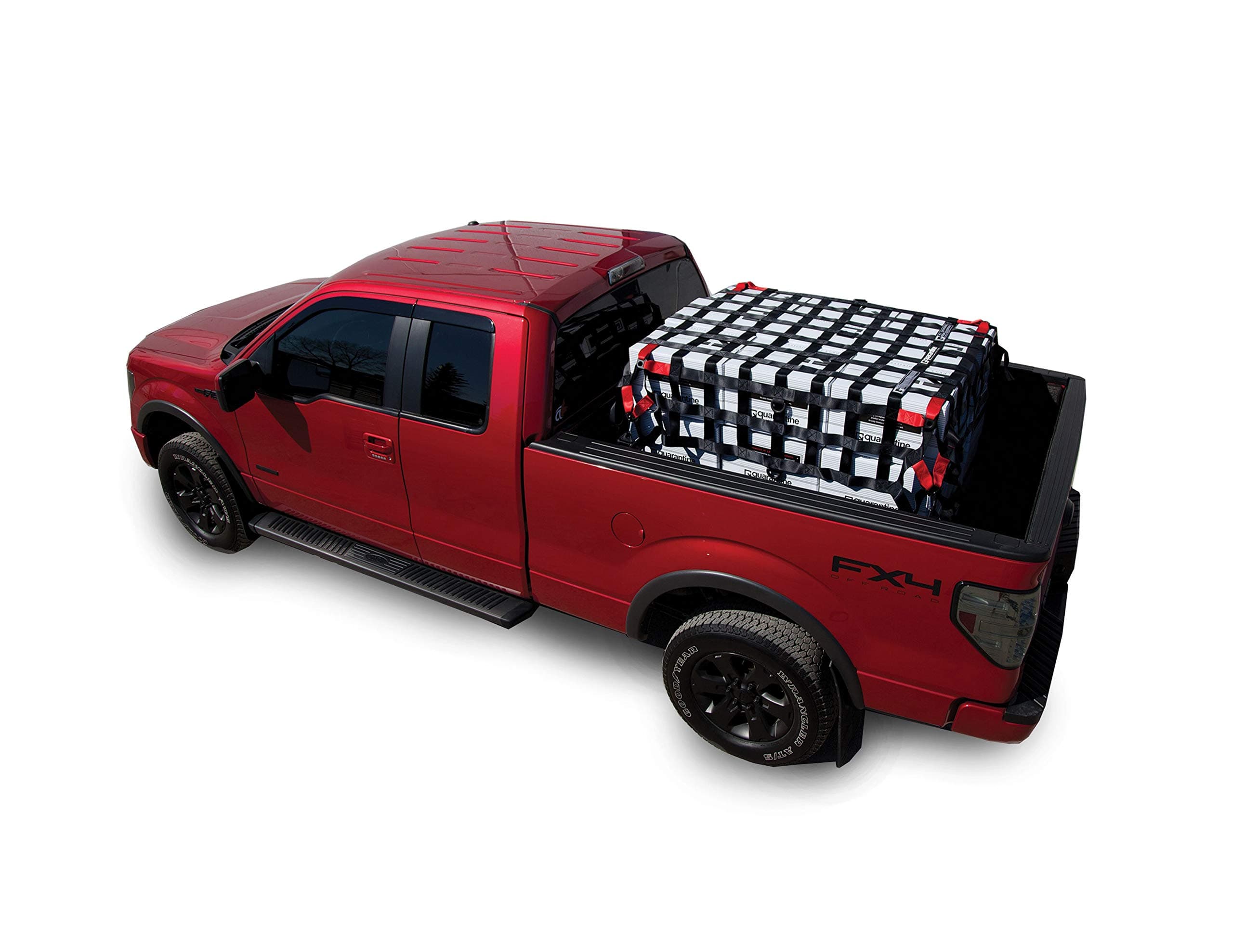 Quarantine Restraints 79-by-73 Inch Black Short Box Cargo Restraint System