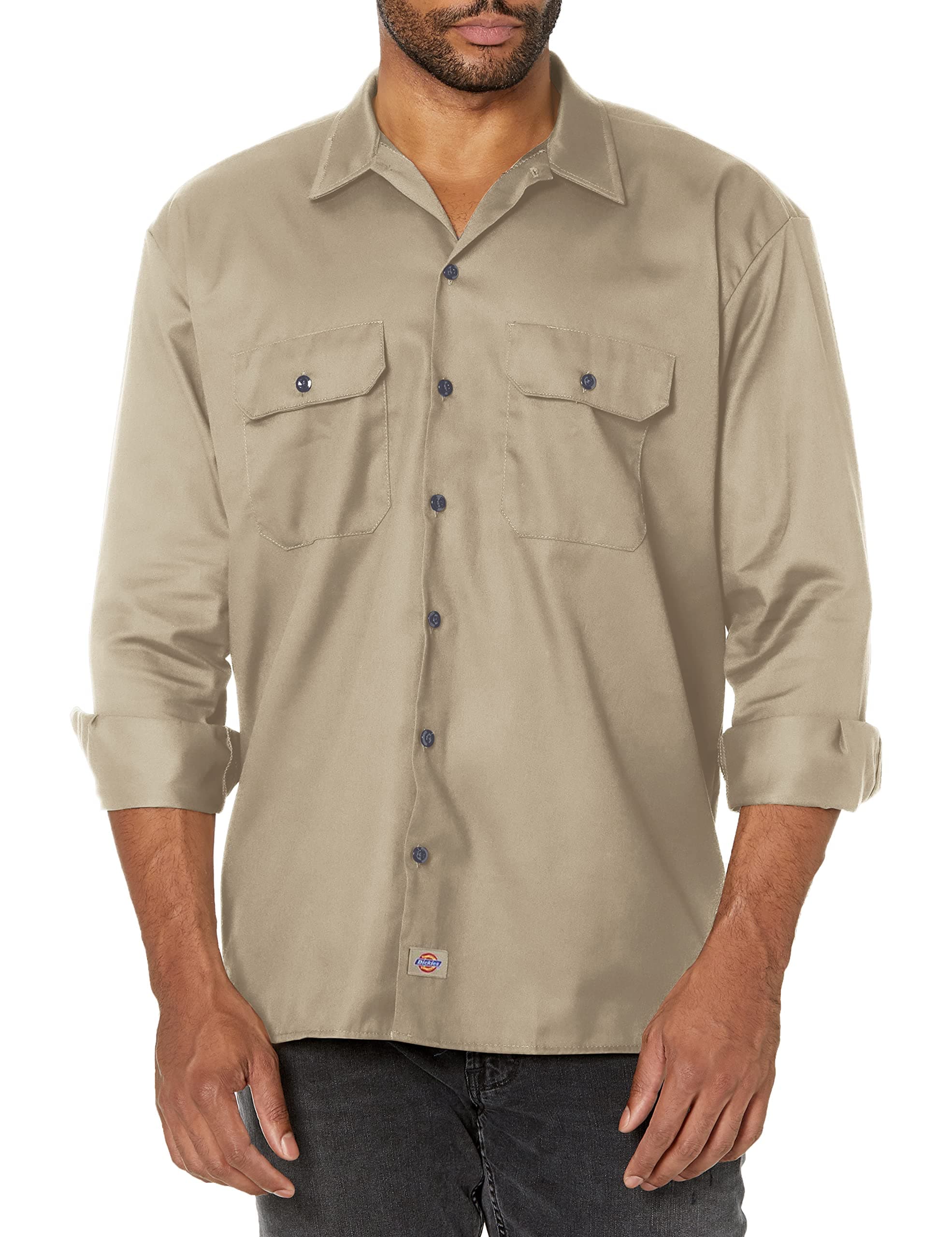 Mens Long Sleeve Work Shirt